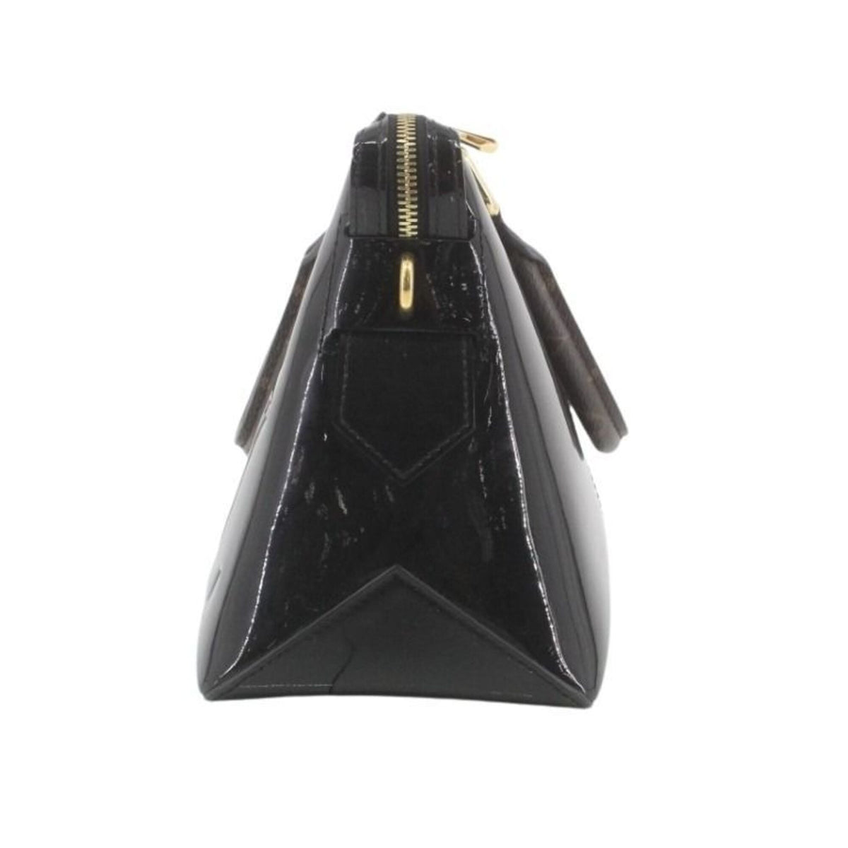 Louis Vuitton Black Noir Monogram Vernis Handbag Shoulder Bag (Pre-Owned)
