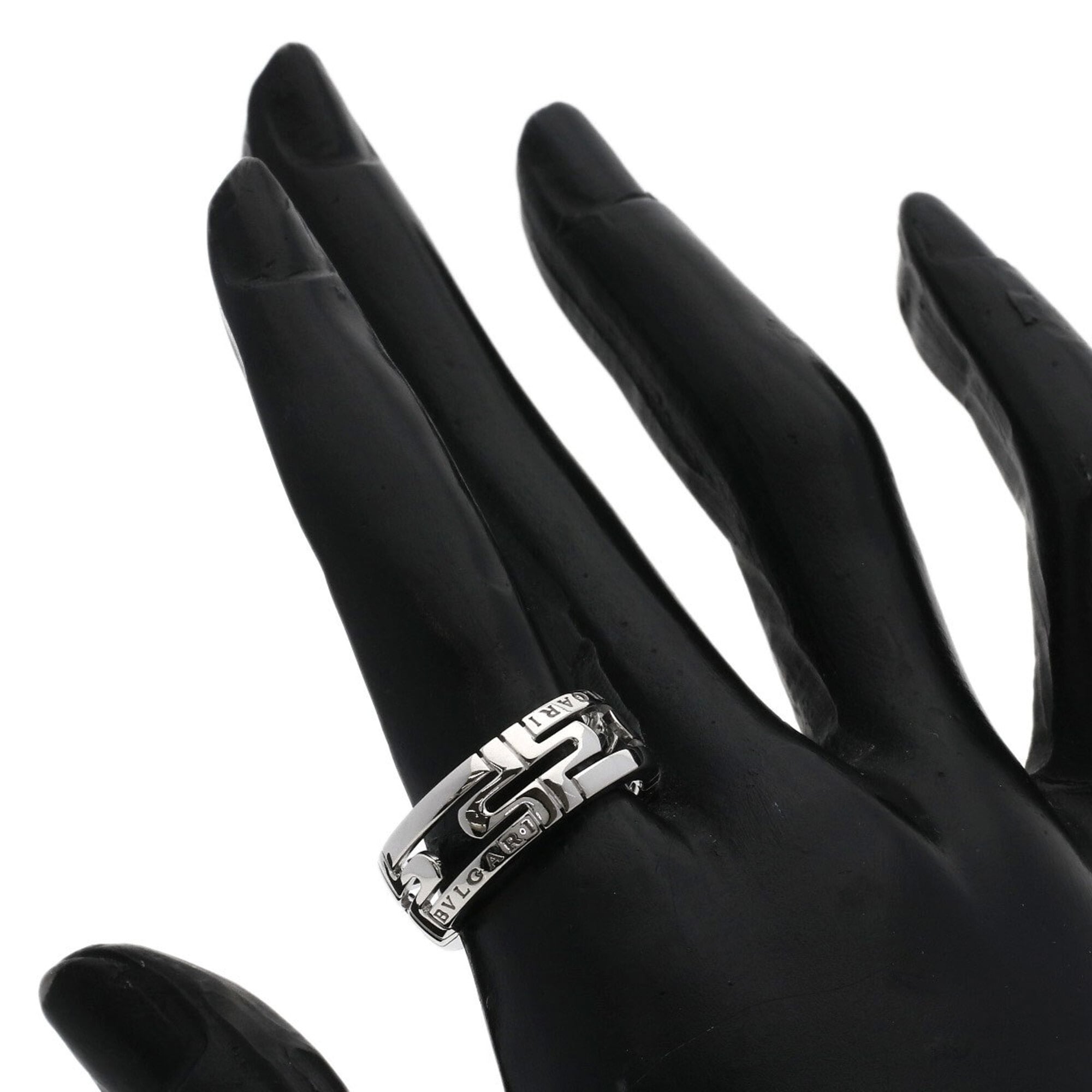 Bvlgari White Gold (18K) Band Ring (Pre-Owned)