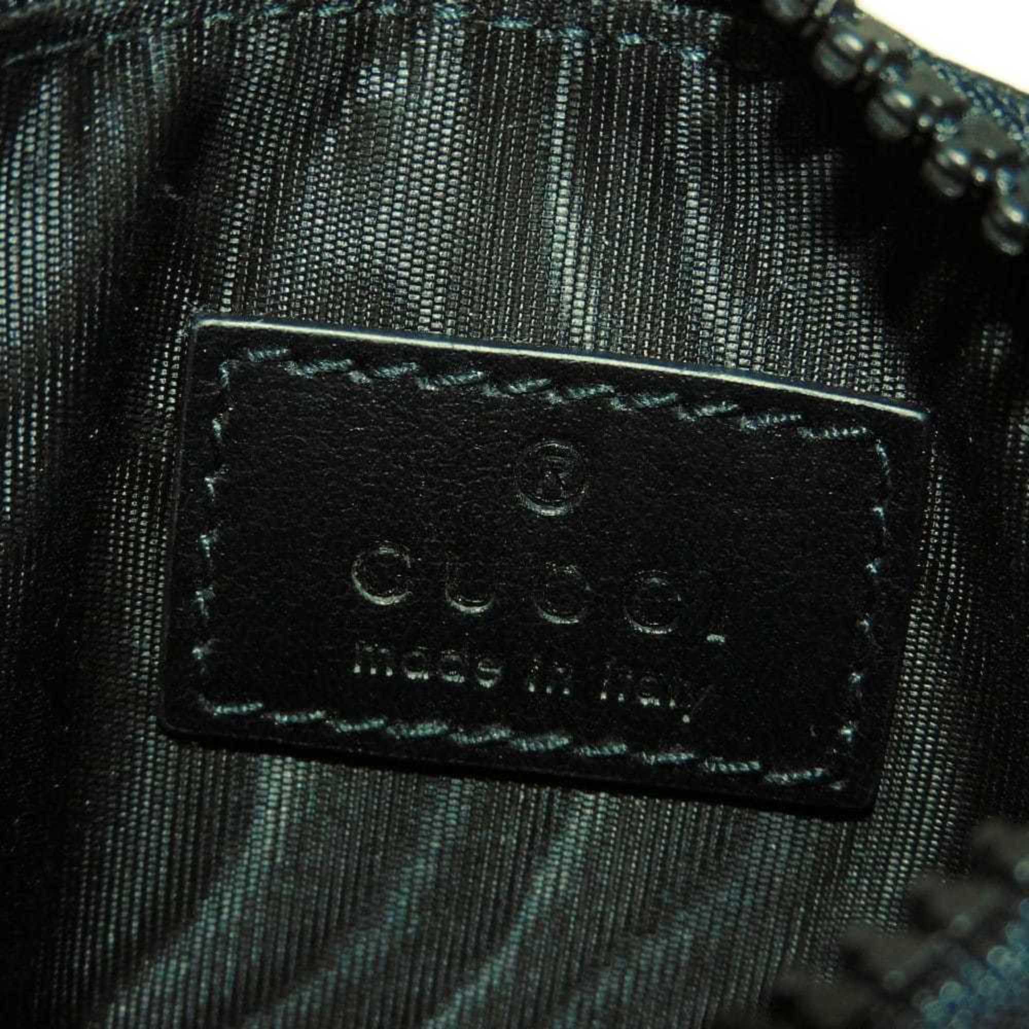 Gucci Black Gg Canvas Coin Purse/Coin Case (Pre-Owned)