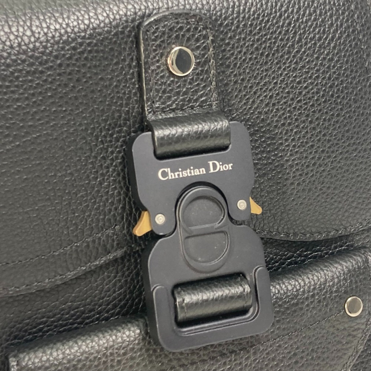 Christian Dior Black Leather Backpack (Pre-Owned)
