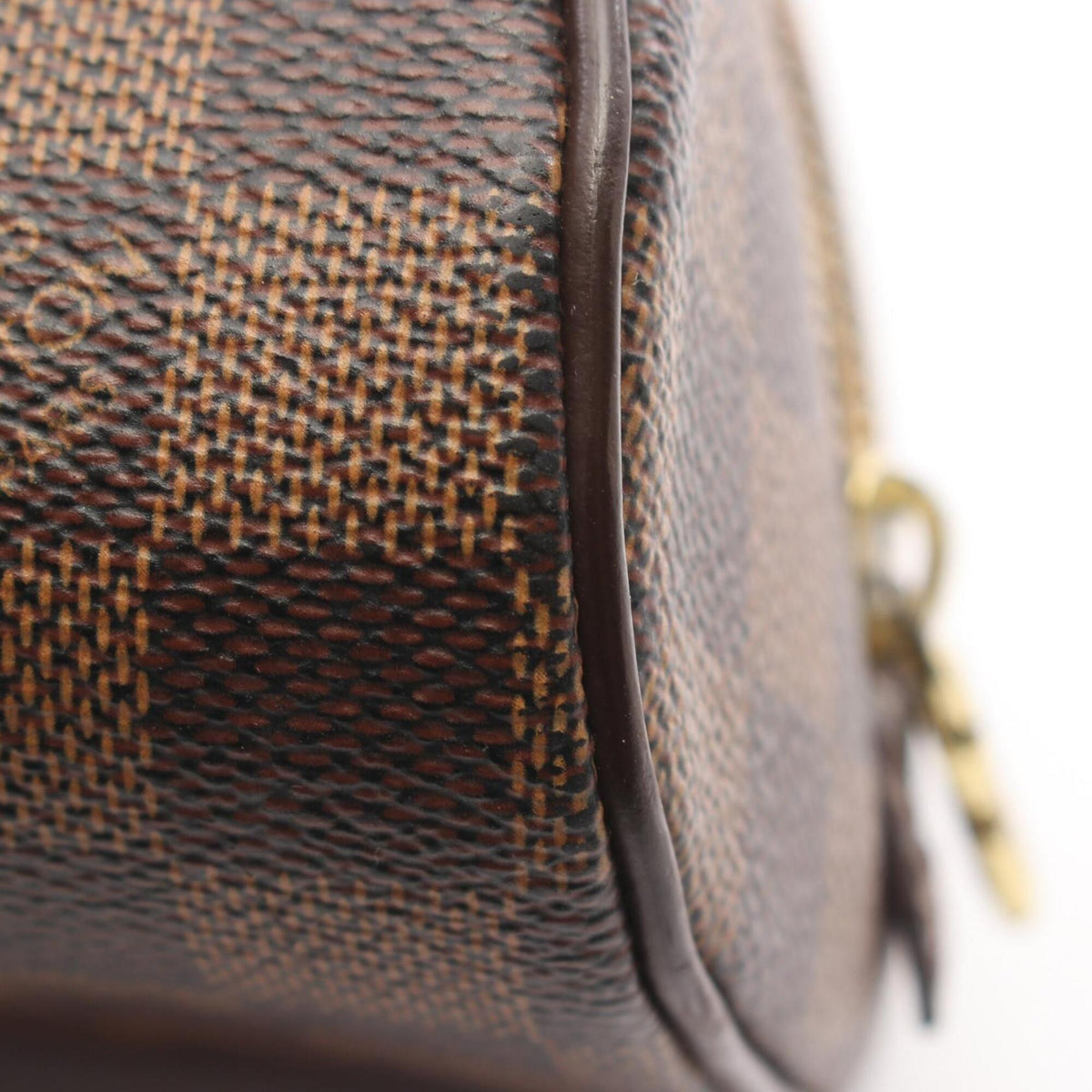 Louis Vuitton Brown Damier Canvas Coated Canvas Handbag (Pre-Owned)