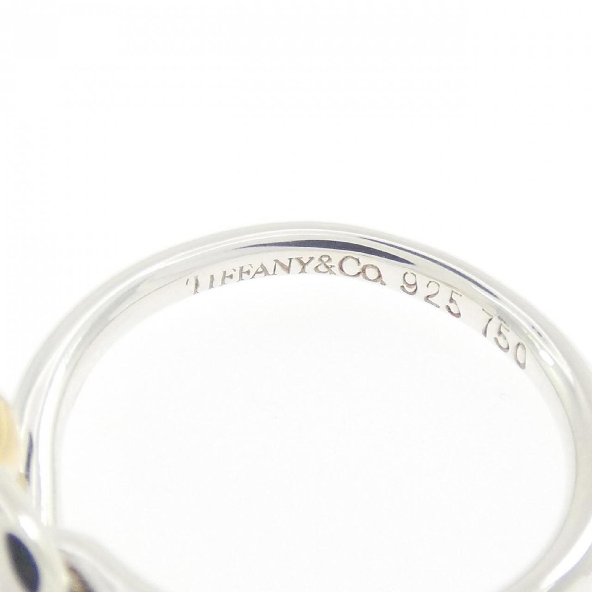 Tiffany Silver Silver 925 Band Ring (Pre-Owned)
