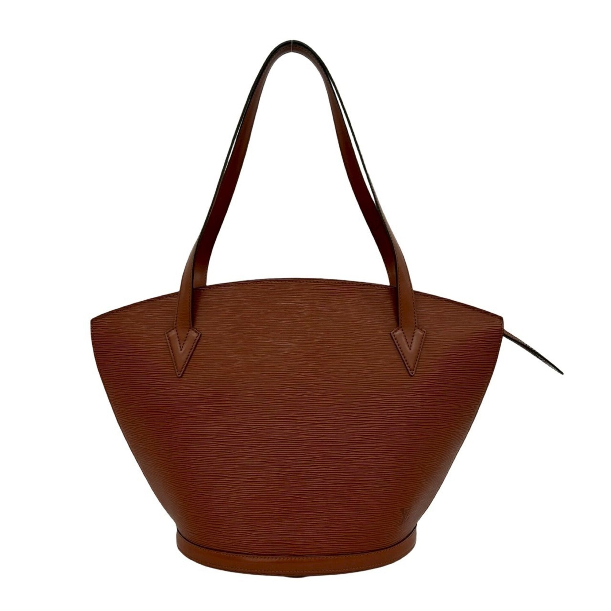 Louis Vuitton Brown Leather Tote Bag (Pre-Owned)