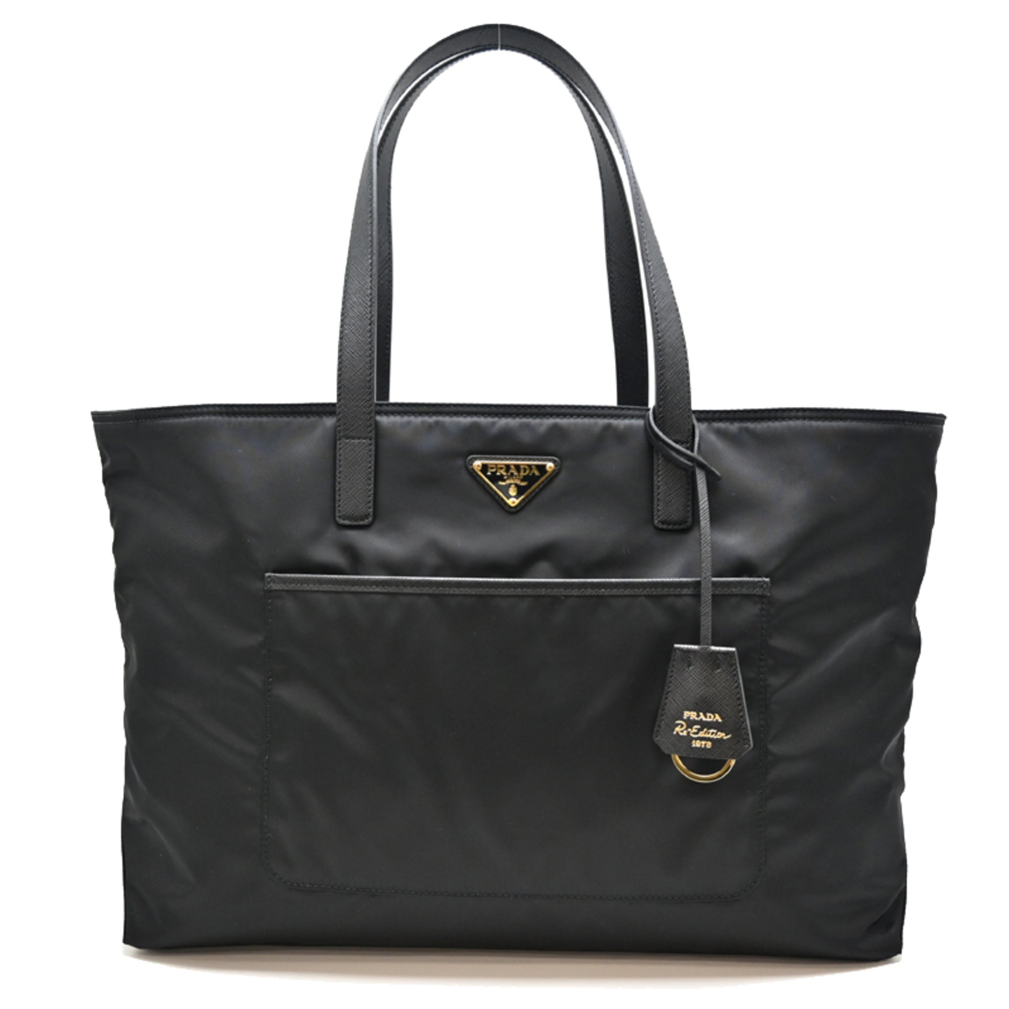 Prada Black Nero Nylon Tote Bag (Pre-Owned)