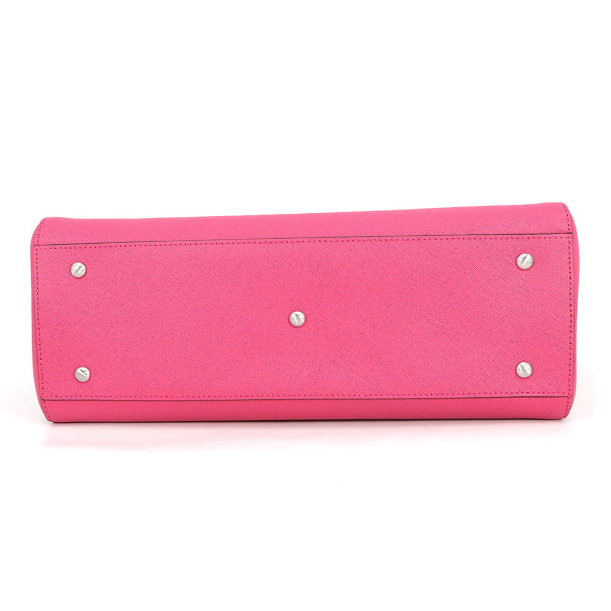 Mcm Pink Leather Handbag Tote Bag (Pre-Owned)