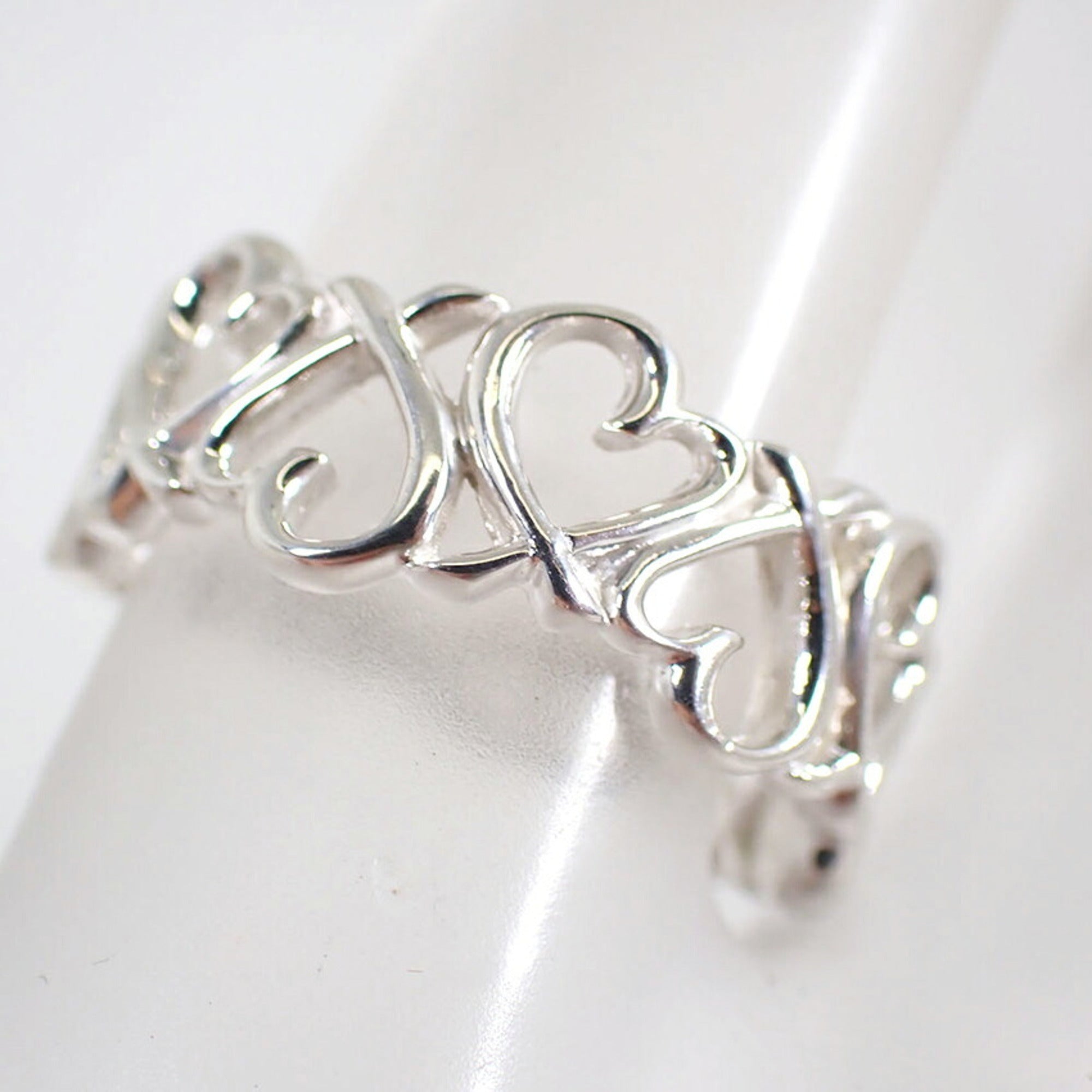 Tiffany Sterling Silver 925 Band Ring (Pre-Owned)