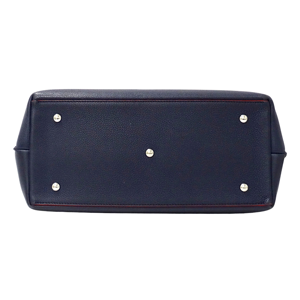 Louis Vuitton Marine Rouge Navy Leather Handbag Shoulder Bag (Pre-Owned)