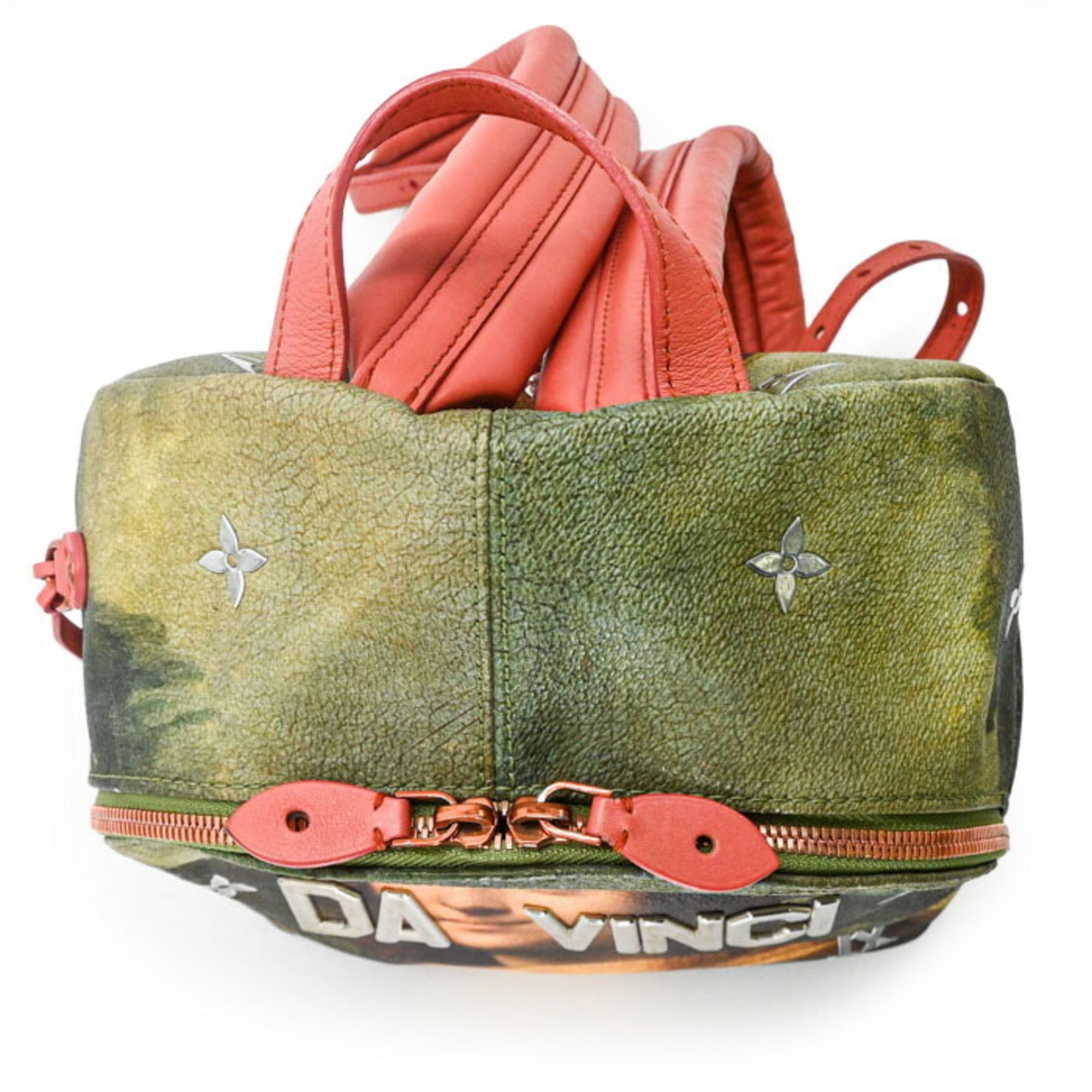 Louis Vuitton Green Pink Pvc Backpack (Pre-Owned)