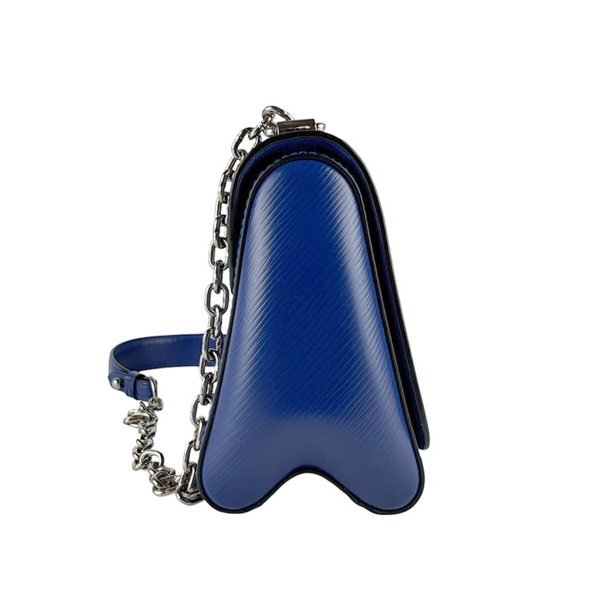 Louis Vuitton Blue Epi Leather Metal Shoulder Bag (Pre-Owned)