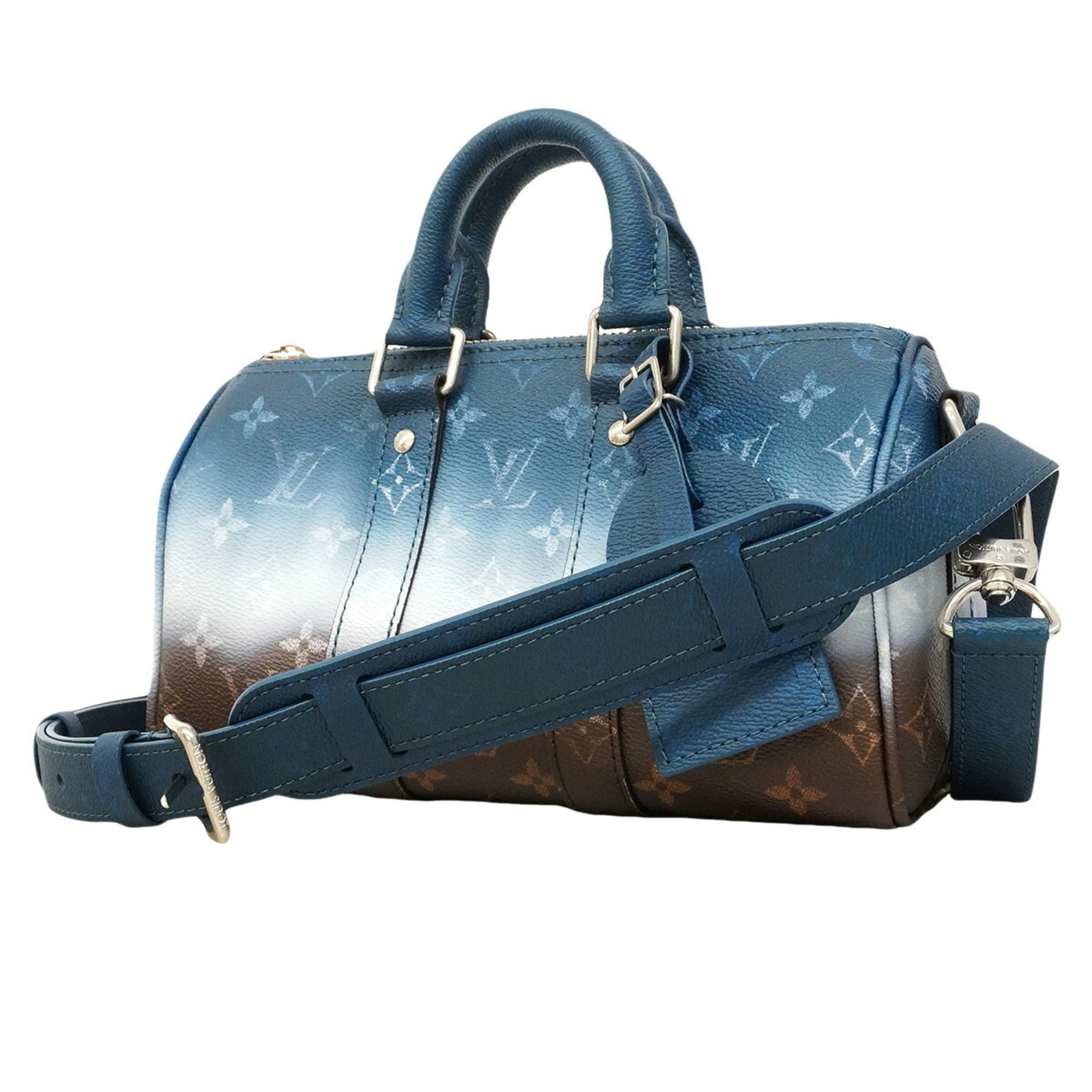 Louis Vuitton Blue Handbag (Pre-Owned)
