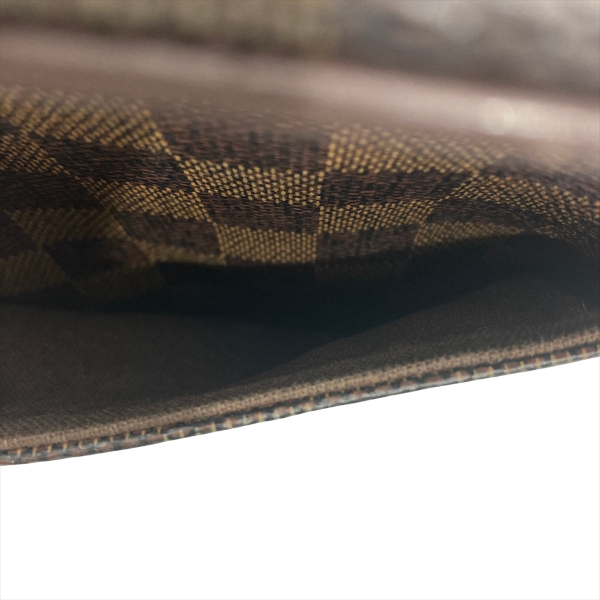 Louis Vuitton Brown Damier Canvas Ebene Damier Canvas Shoulder Bag (Pre-Owned)