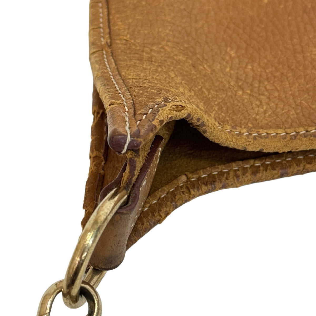 Hermes Brown Leather Shoulder Bag (Pre-Owned)