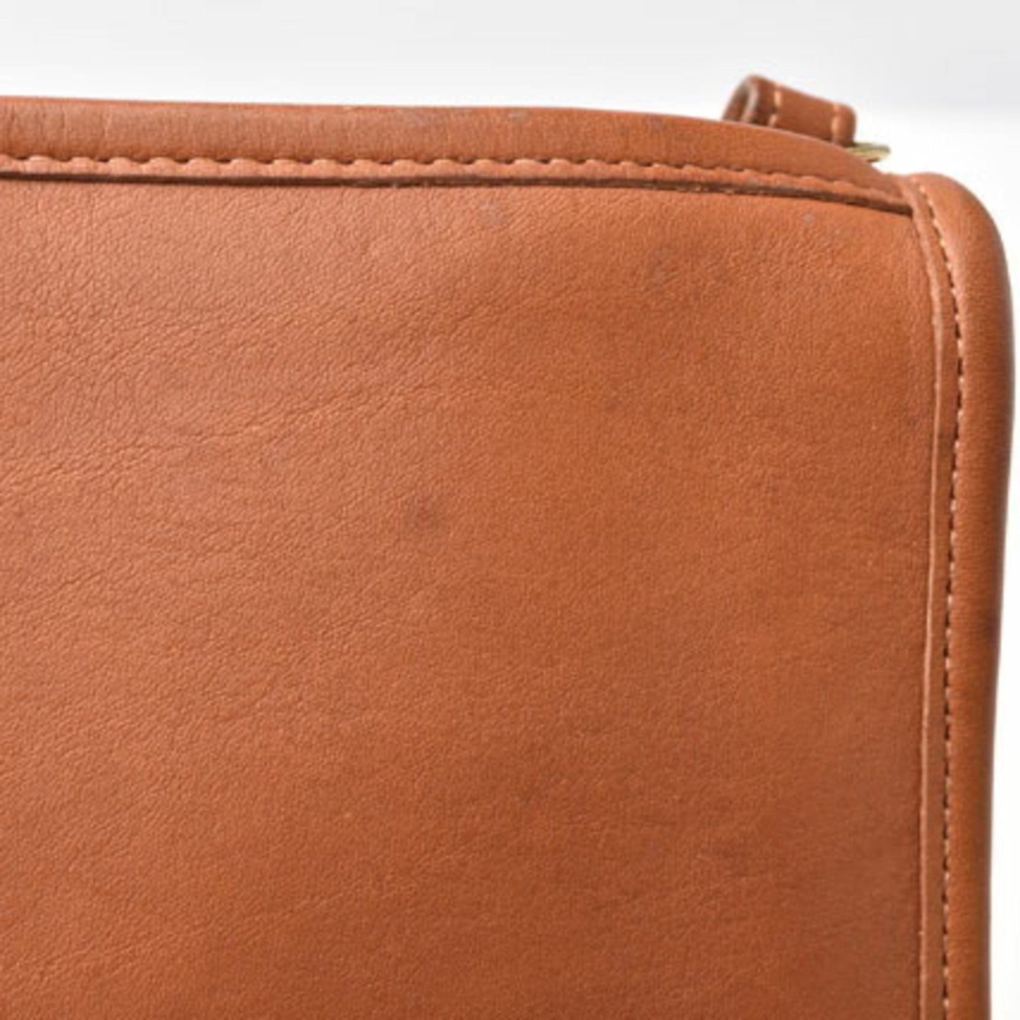 Coach Brown Leather Clutch Bag Pouch (Pre-Owned)
