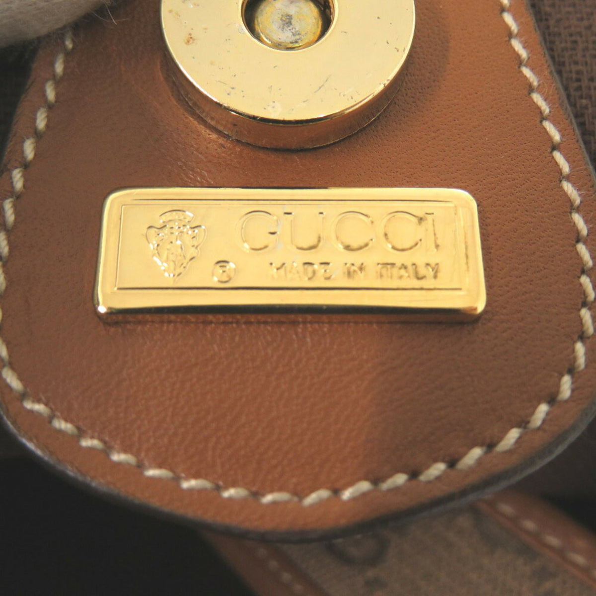 Gucci Beige Gg Canvas Tote Bag (Pre-Owned)