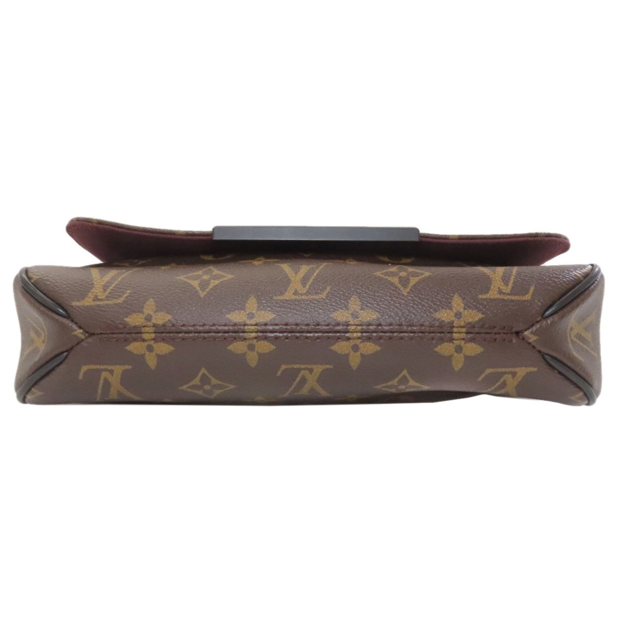 Louis Vuitton Black Brown Monogram Monogram Canvas Shoulder Bag (Pre-Owned)