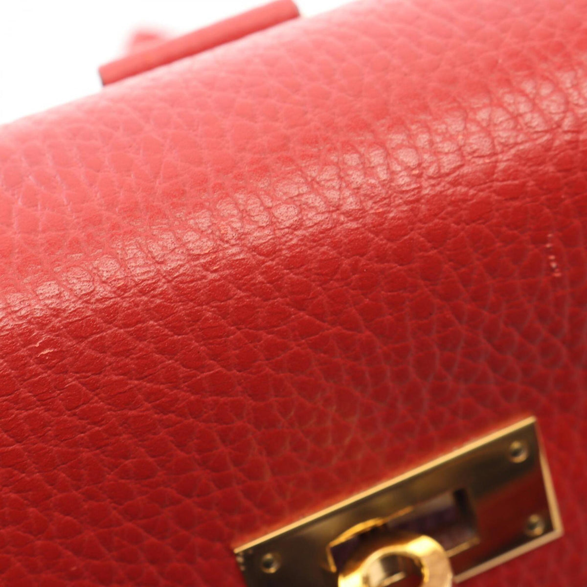 Hermes Red Color Ardennes Leather Backpack (Pre-Owned)