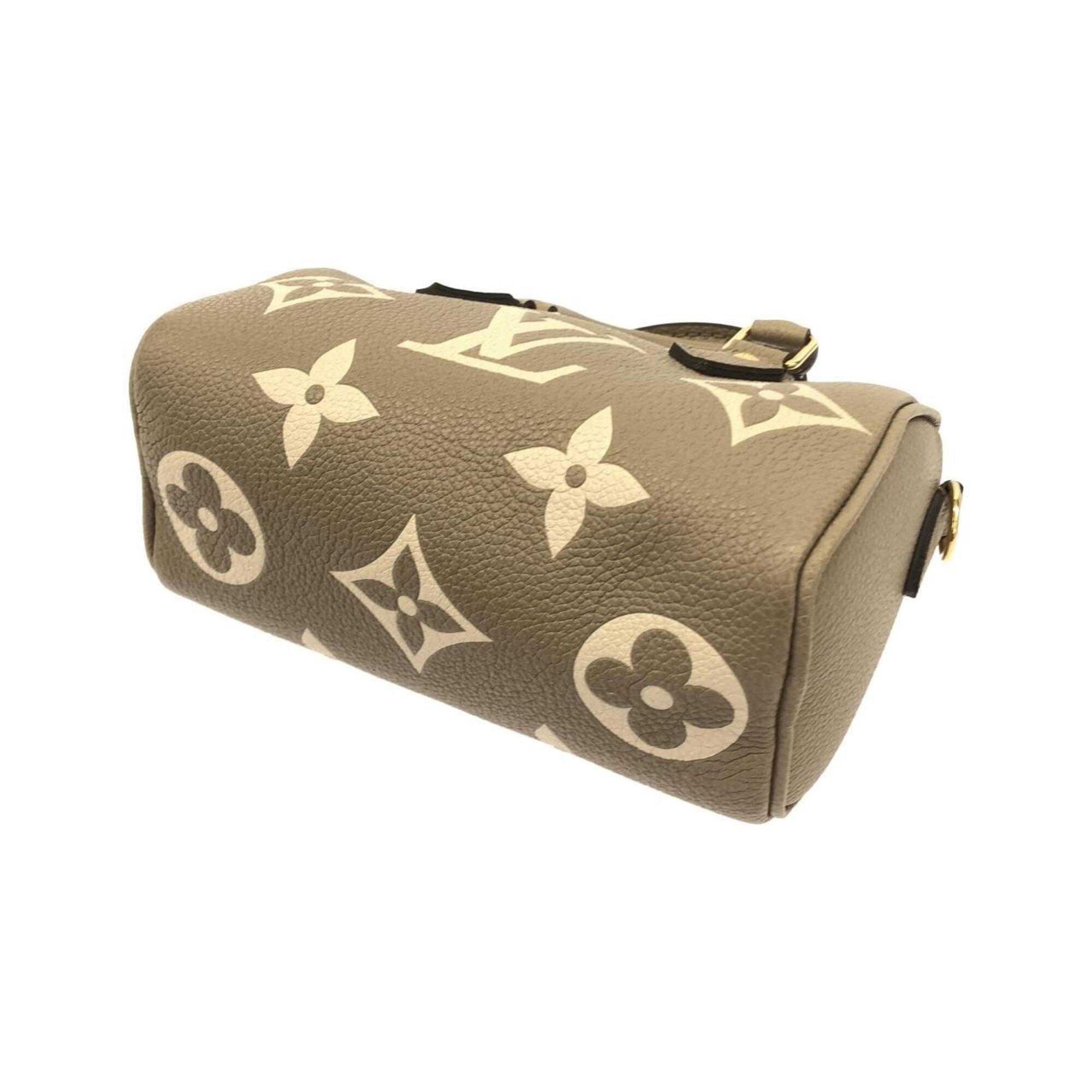Louis Vuitton Cream Tourterelle Leather Boston Bag (Pre-Owned)