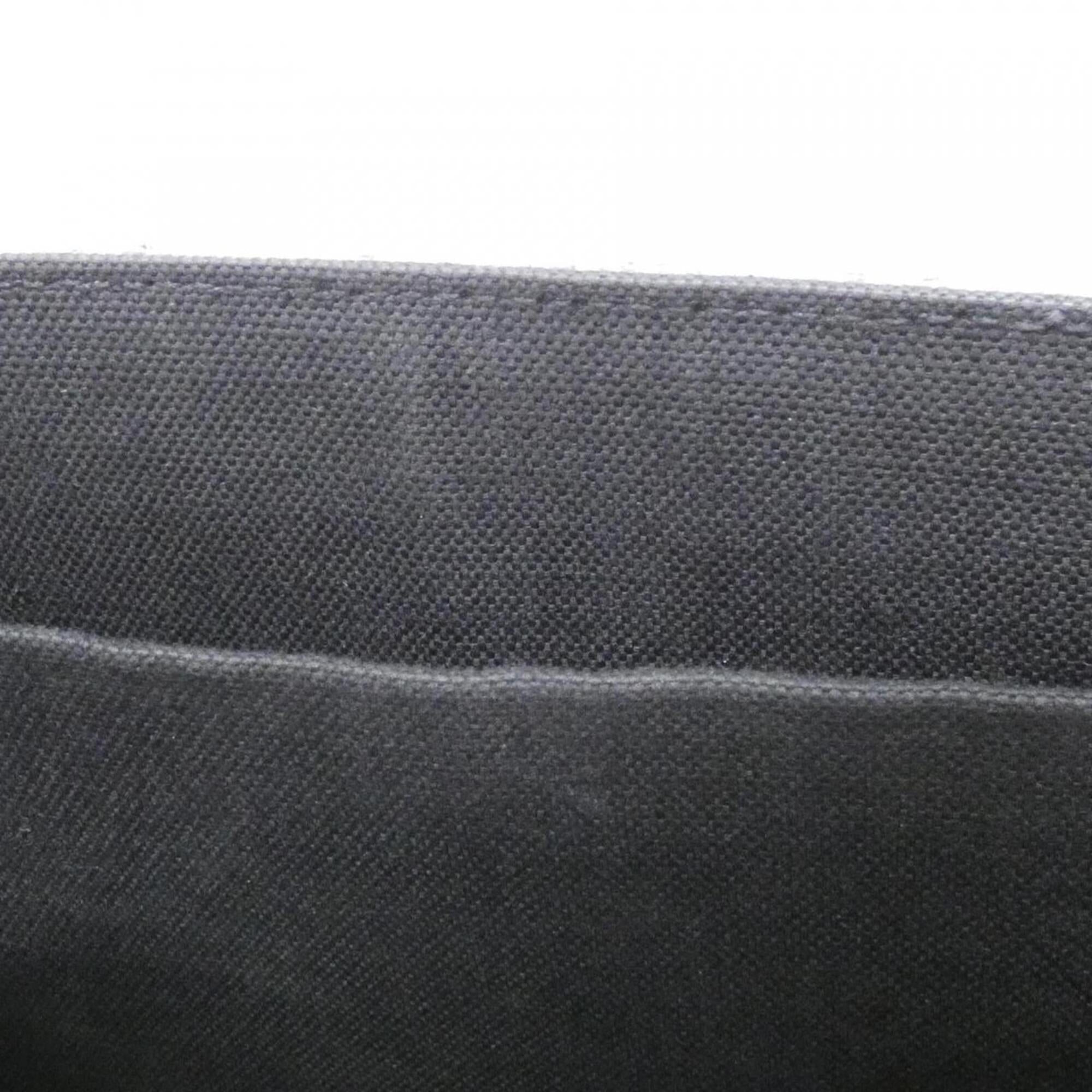 Christian Dior Gray Canvas Shoulder Bag (Pre-Owned)
