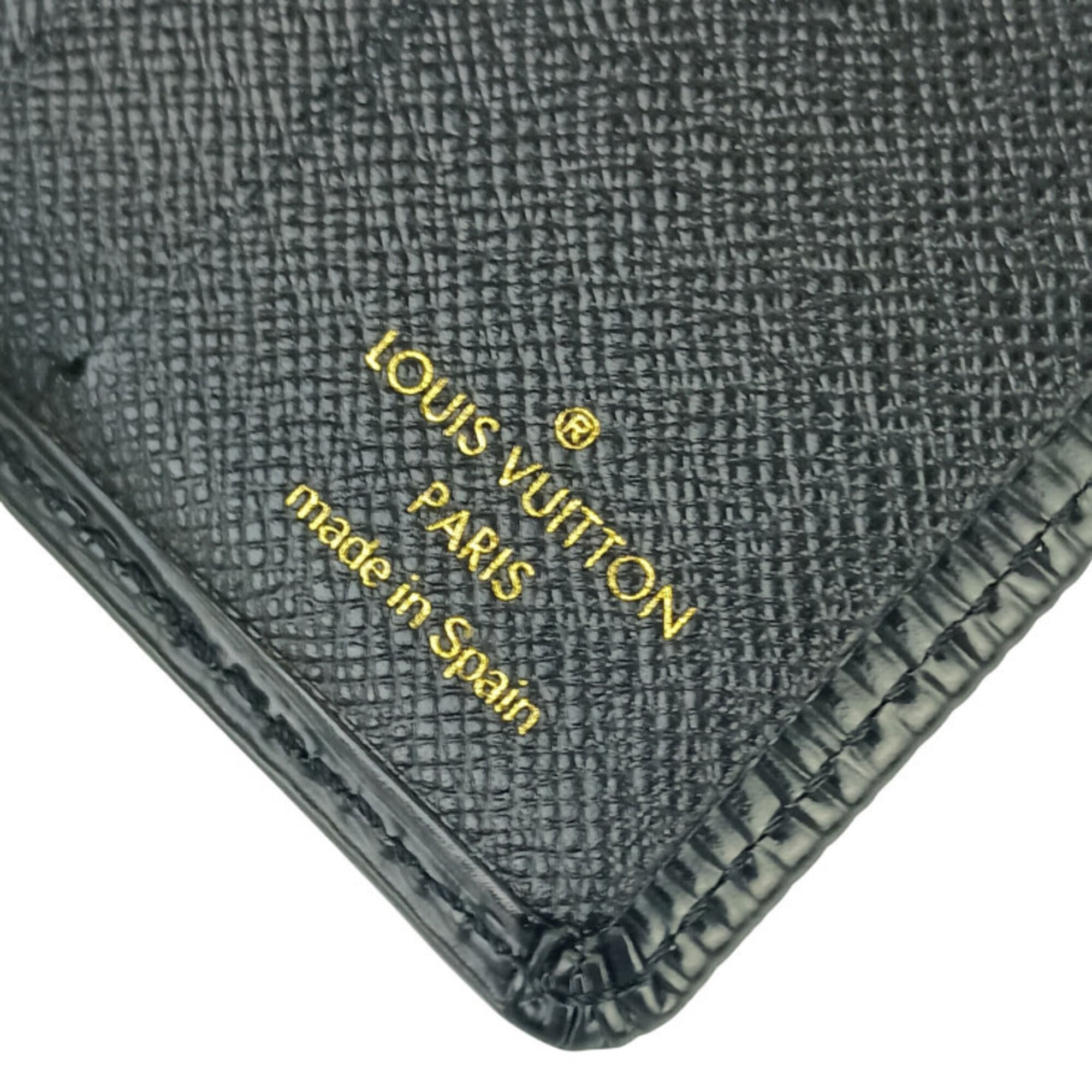 Louis Vuitton Black Epi Leather Wallet (Bi-Fold) (Pre-Owned)