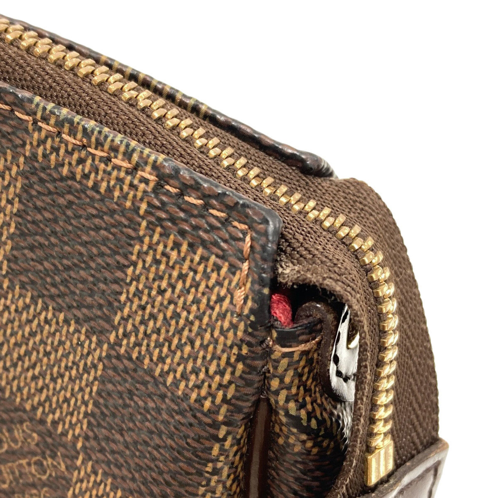 Louis Vuitton Damier Damier Canvas Ebene Damier Canvas Handbag (Pre-Owned)