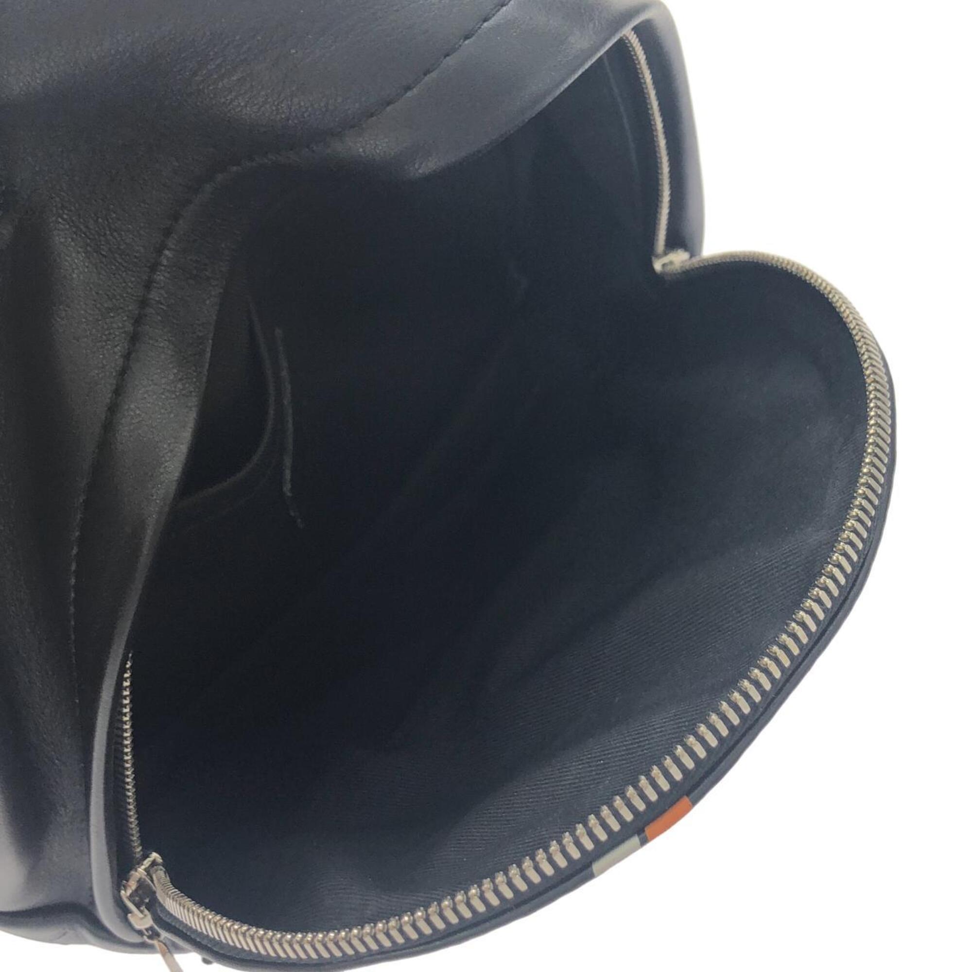 Louis Vuitton Black Leather Backpack (Pre-Owned)