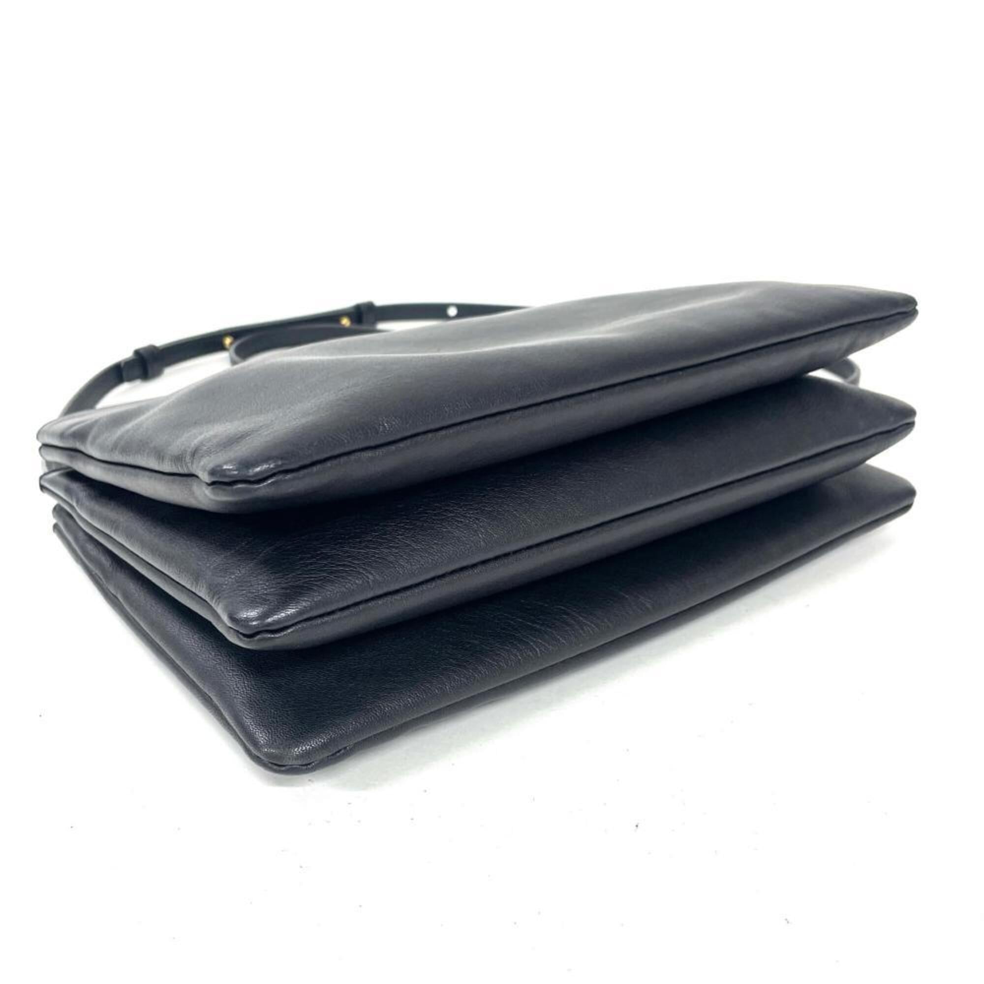 Celine Black Leather Shoulder Bag (Pre-Owned)