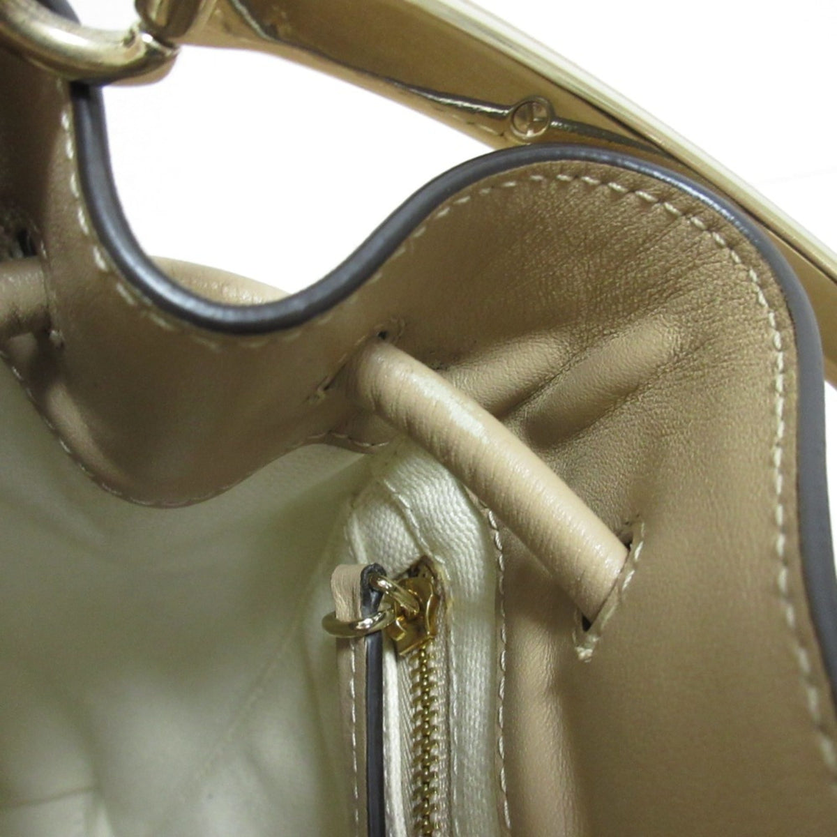 Jimmy Choo Beige Shoulder Bag (Pre-Owned)