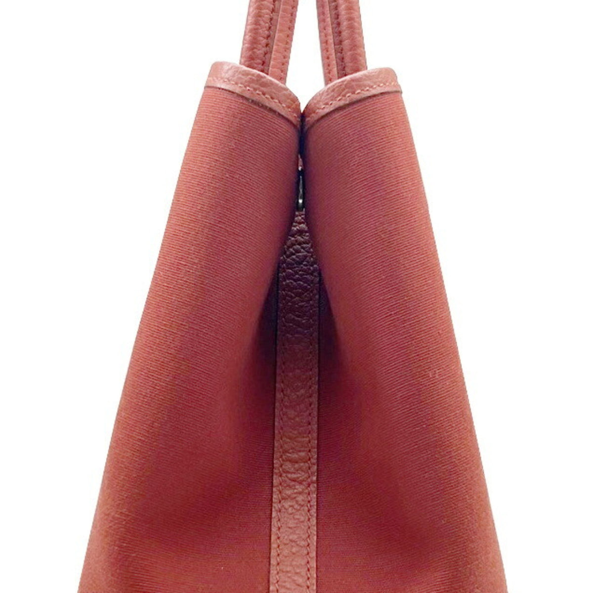 Hermes Red Color Toile H Tote Bag (Pre-Owned)