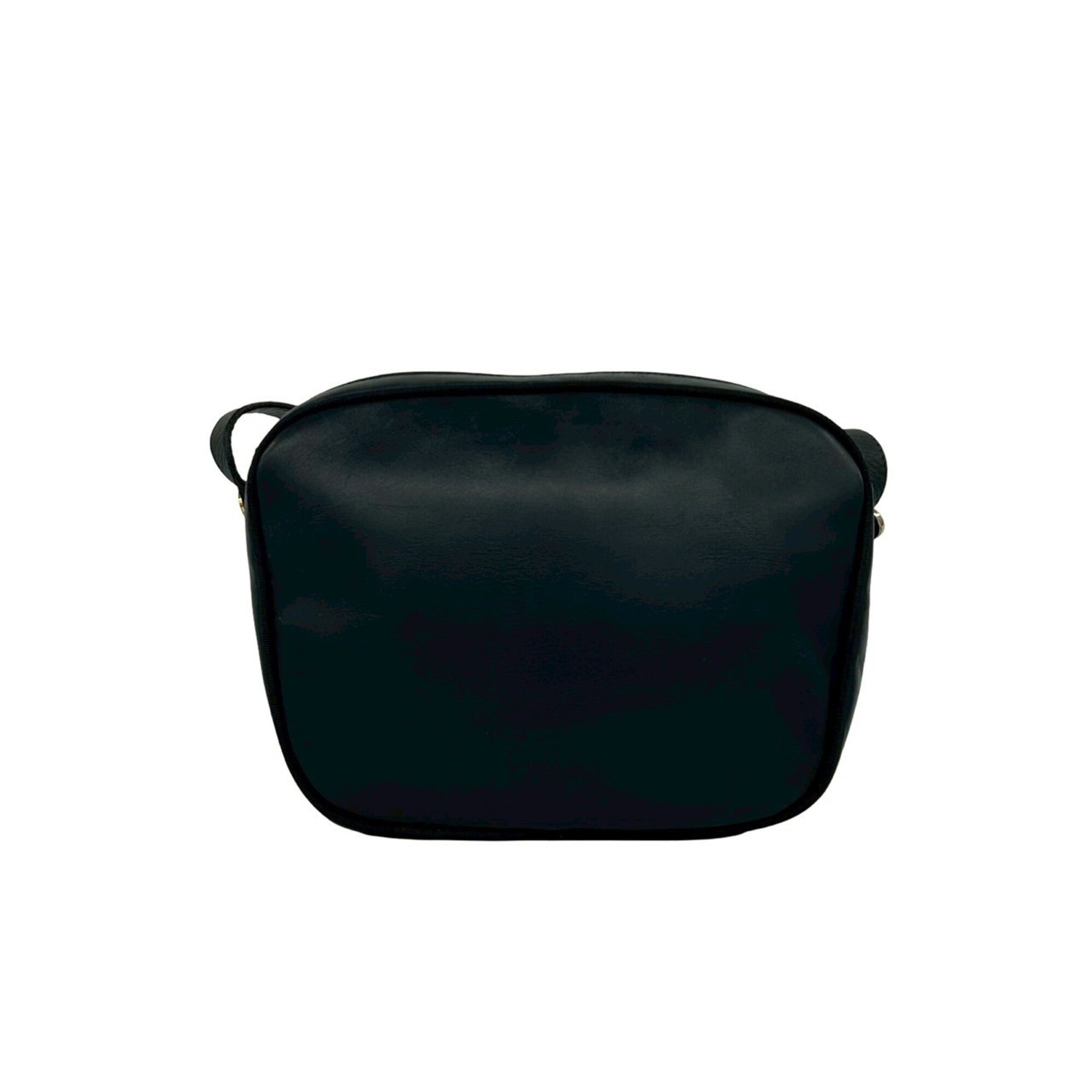 Salvatore Ferragamo Navy Leather Shoulder Bag (Pre-Owned)
