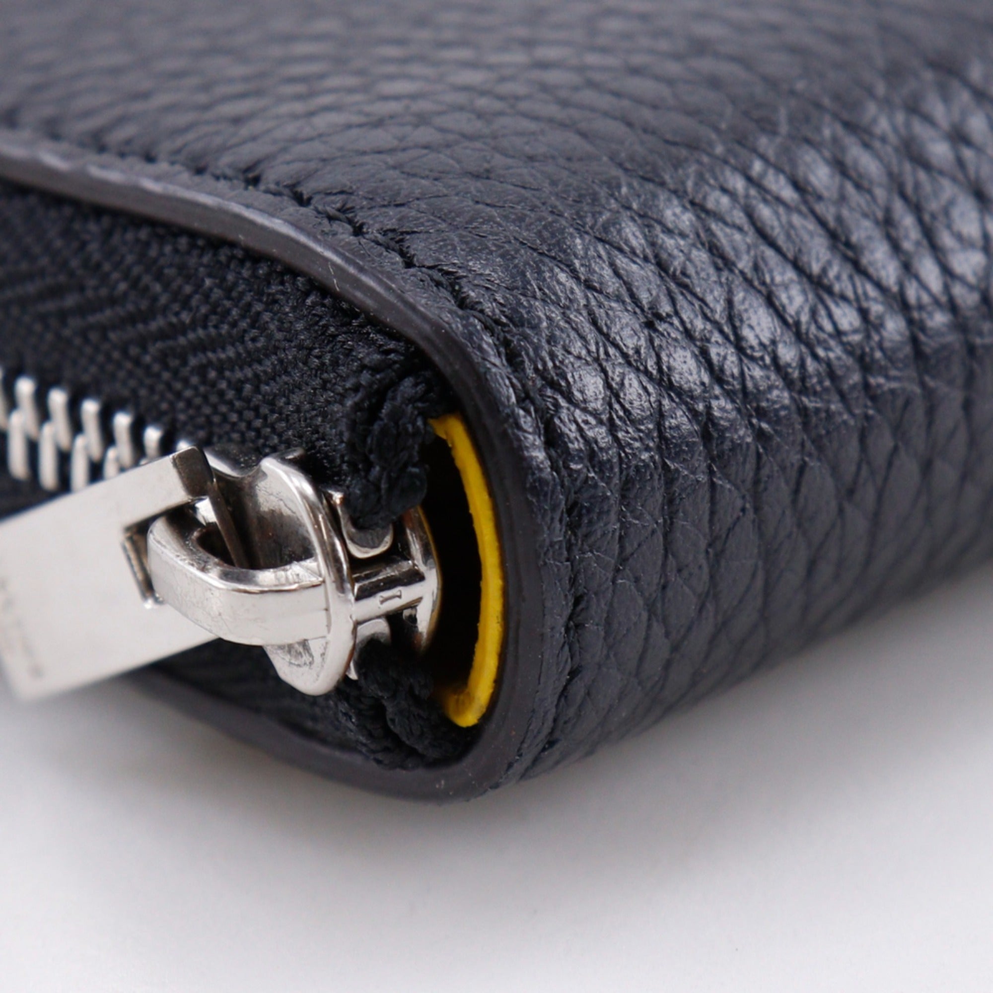 Celine Black Yellow Leather Wallet (Bi-Fold) (Pre-Owned)