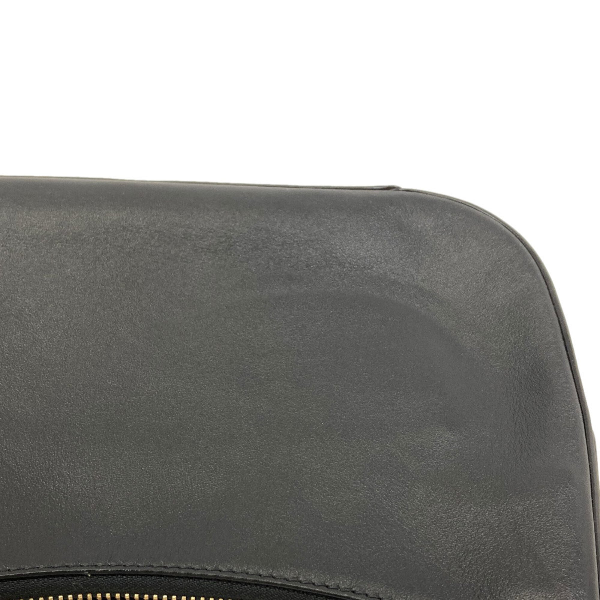 Jimmy Choo Black Leather Shoulder Bag (Pre-Owned)