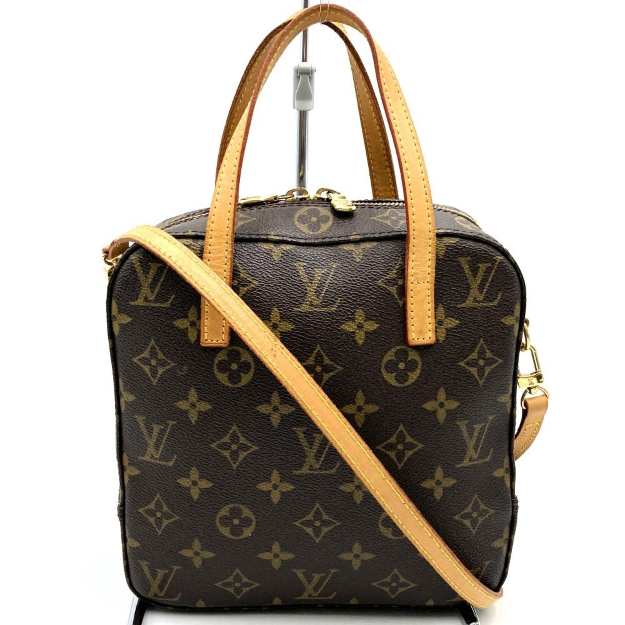 Louis Vuitton Brown Monogram Canvas Shoulder Bag (Pre-Owned)