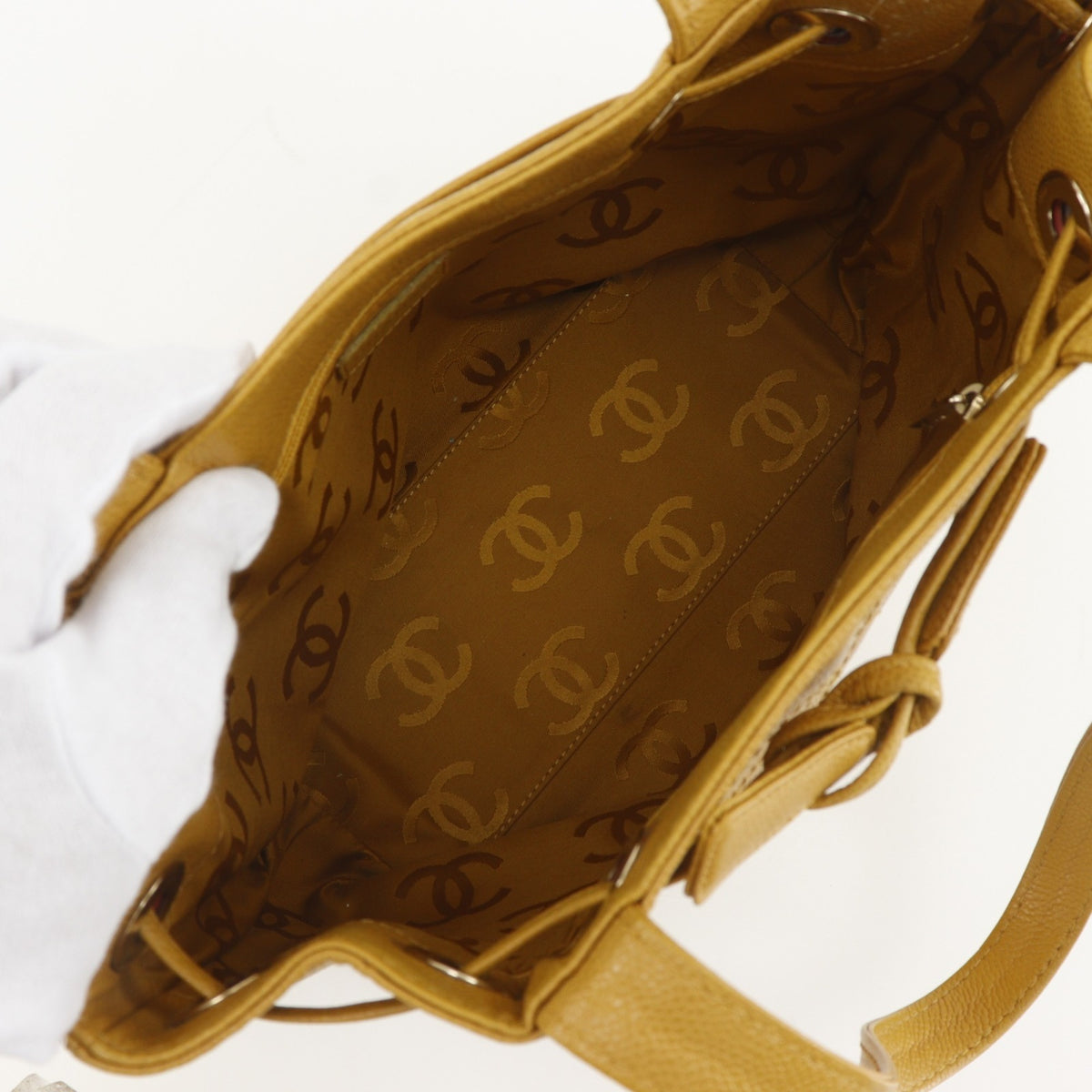Chanel Camel Grained Calfskin Tote Bag (Pre-Owned)