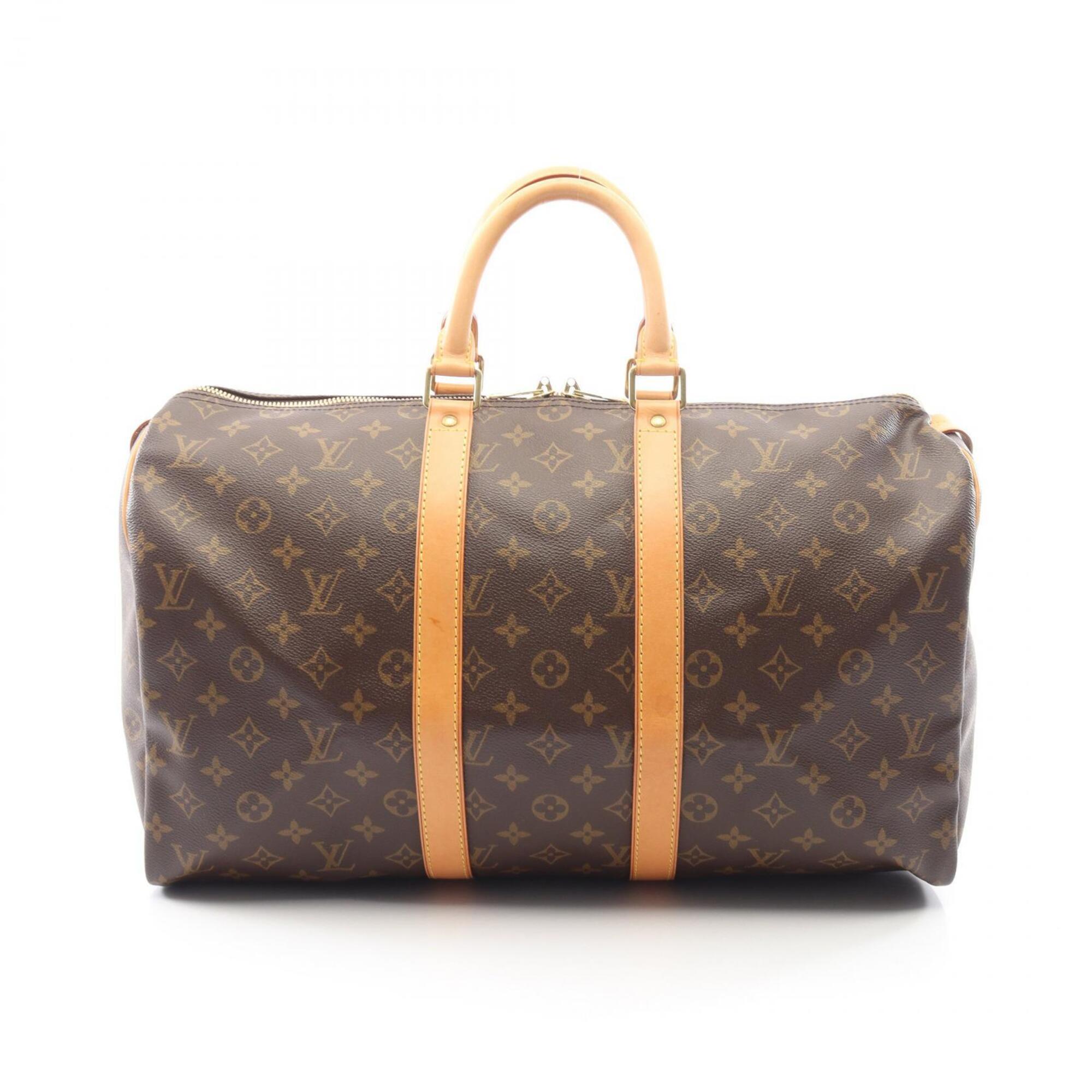 Louis Vuitton Brown Monogram Monogram Boston Bag Handbag (Pre-Owned)