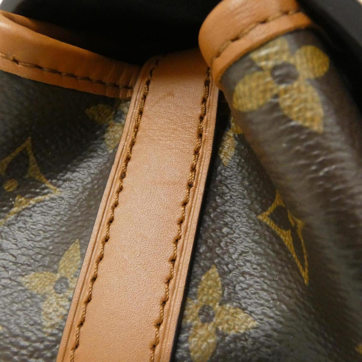 Louis Vuitton Marron Coated Canvas Backpack (Pre-Owned)