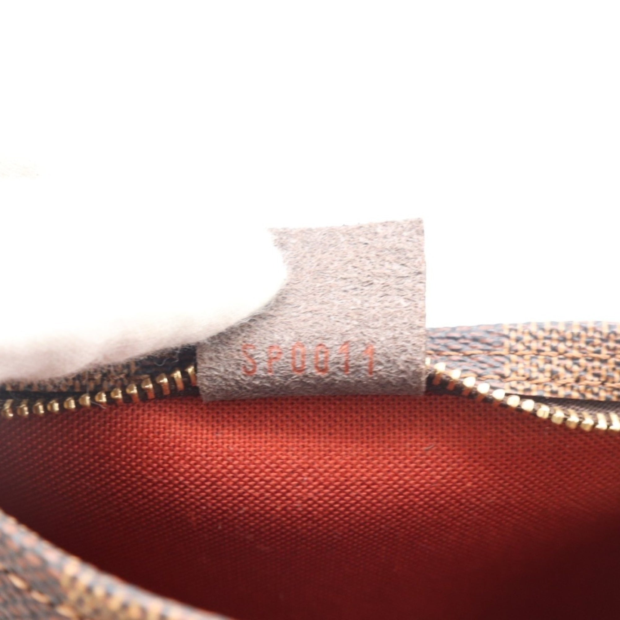 Louis Vuitton Damier Brown Coated Canvas Leather Handbag (Pre-Owned)