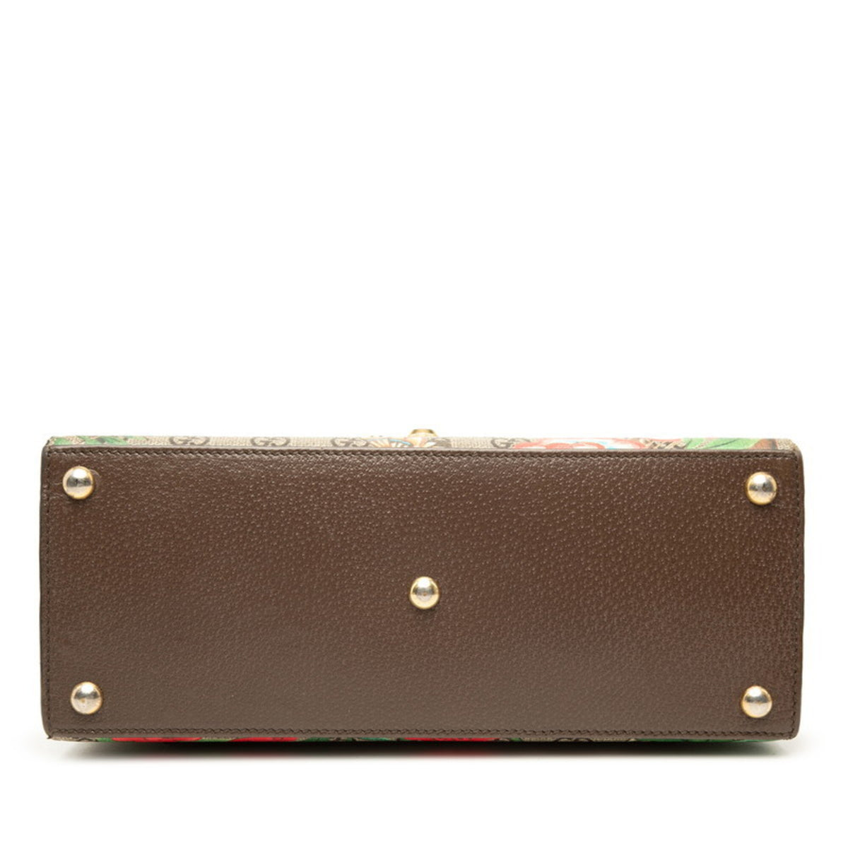 Gucci Beige Multi-Color Gg Supreme Leather Handbag Shoulder Bag (Pre-Owned)