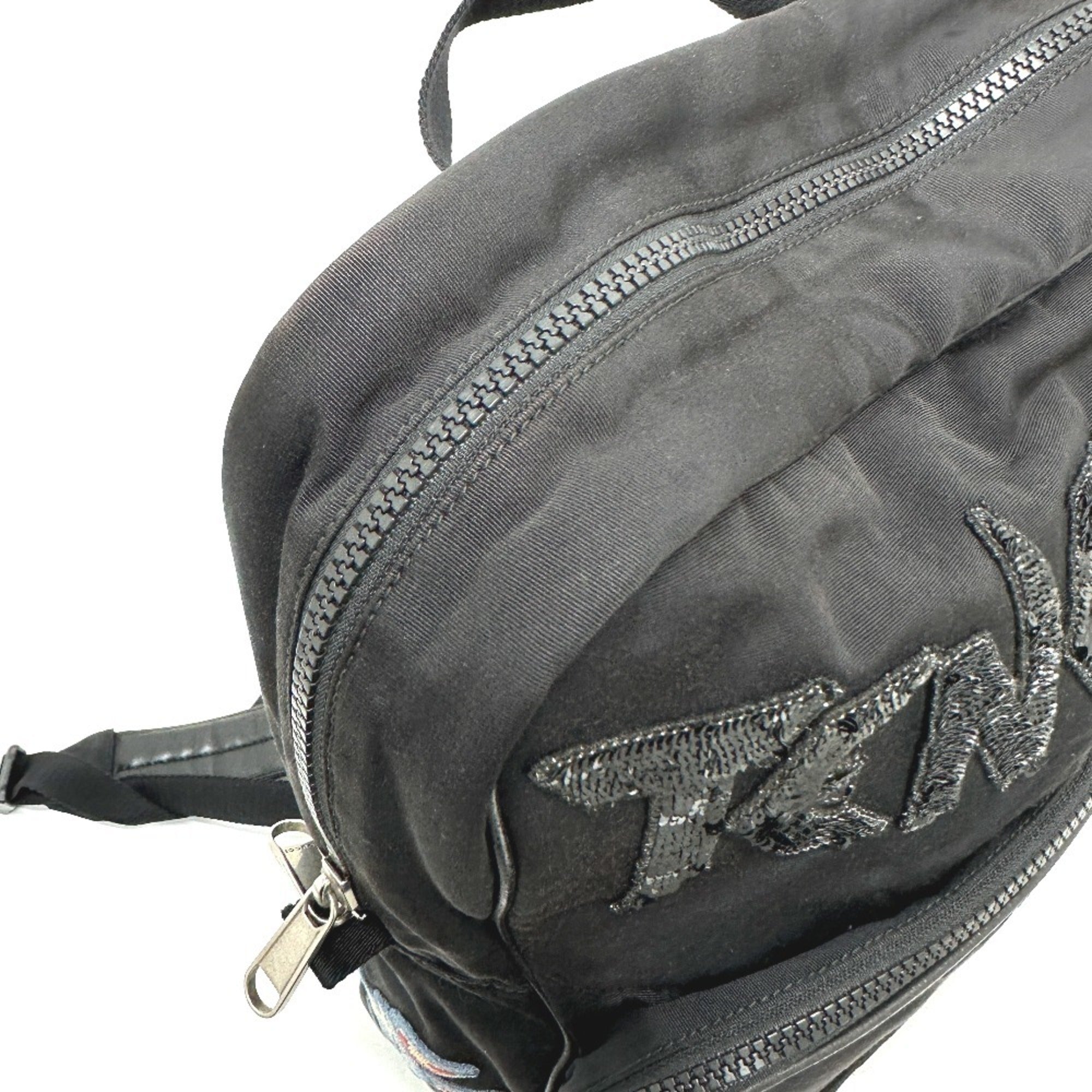 Gucci Black Canvas Backpack (Pre-Owned)