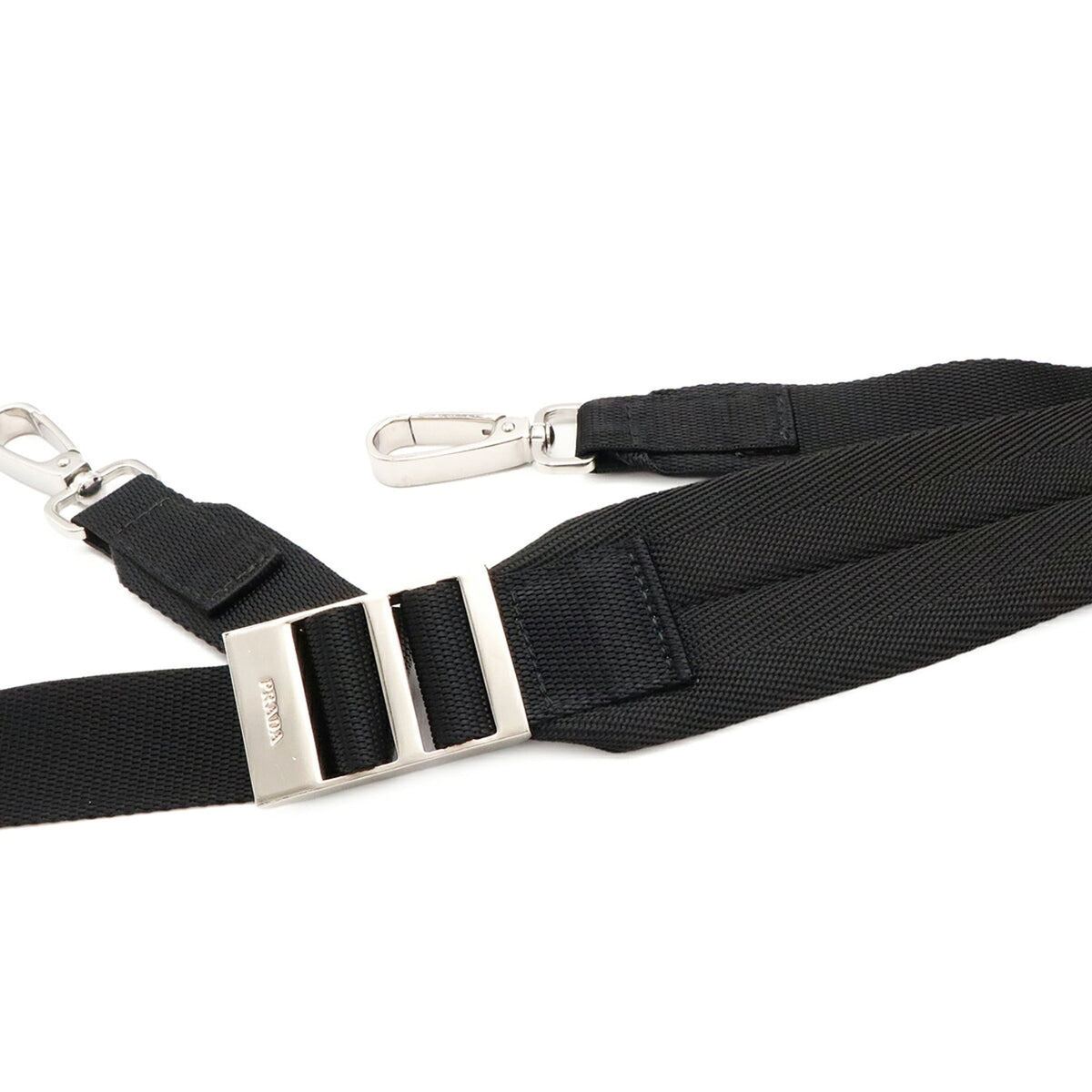 Prada Black Nero Nylon Leather Shoulder Bag (Pre-Owned)