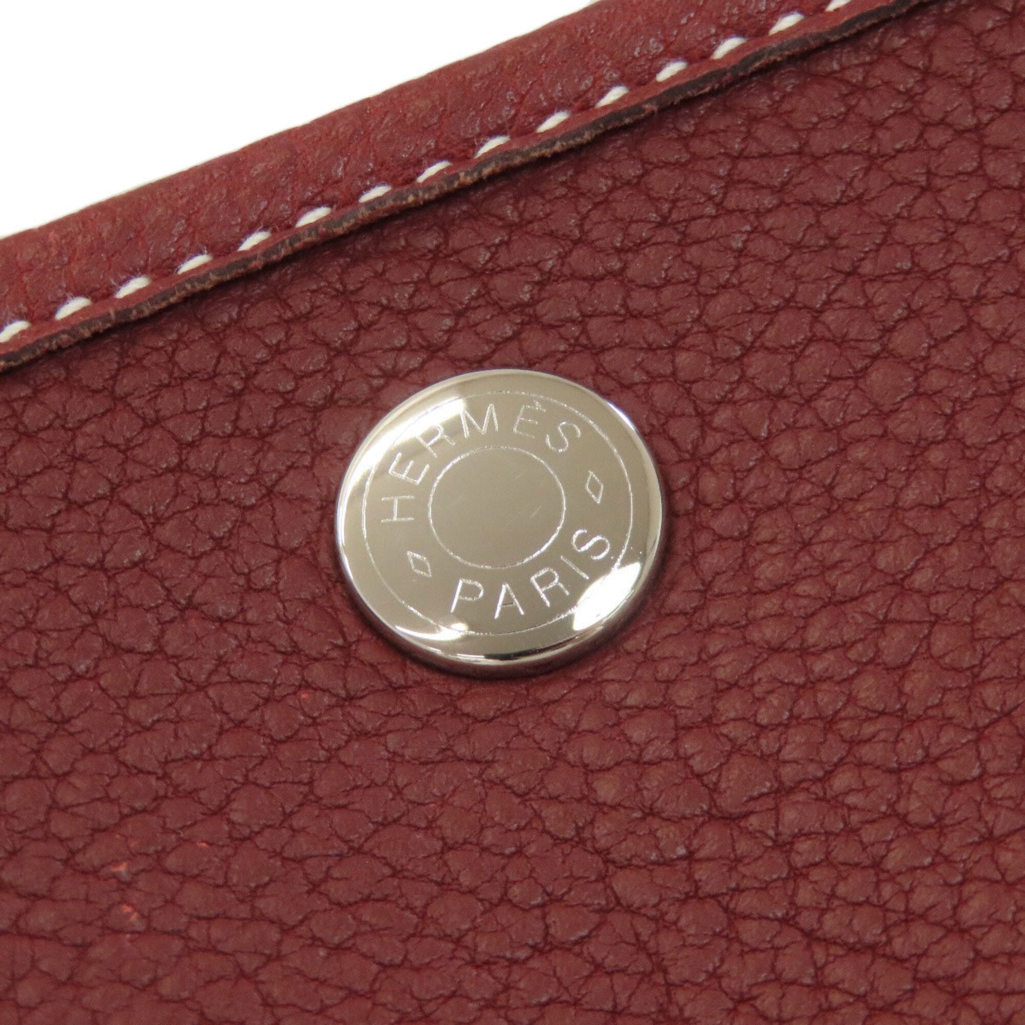 Hermes Bordeaux Negonda Leather Tote Bag (Pre-Owned)