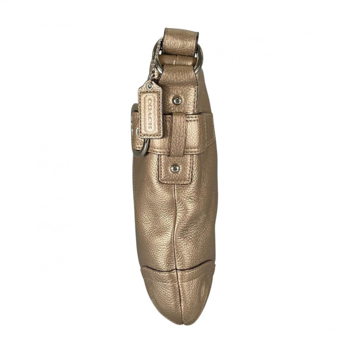 Coach Gold Leather Shoulder Bag (Pre-Owned)