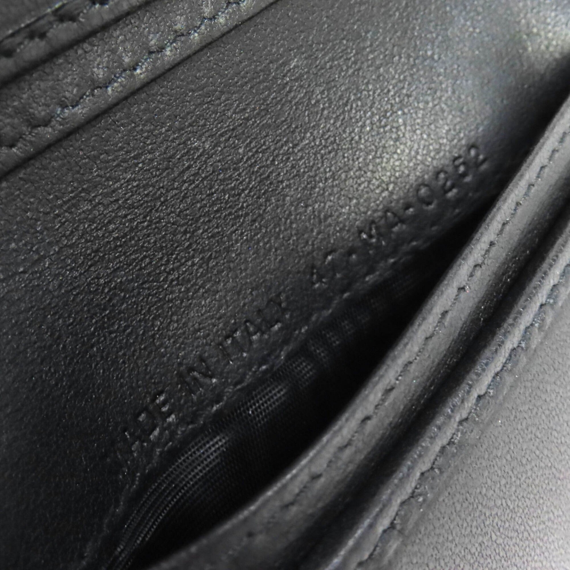 Christian Dior Black Leather Wallet (Bi-Fold) (Pre-Owned)