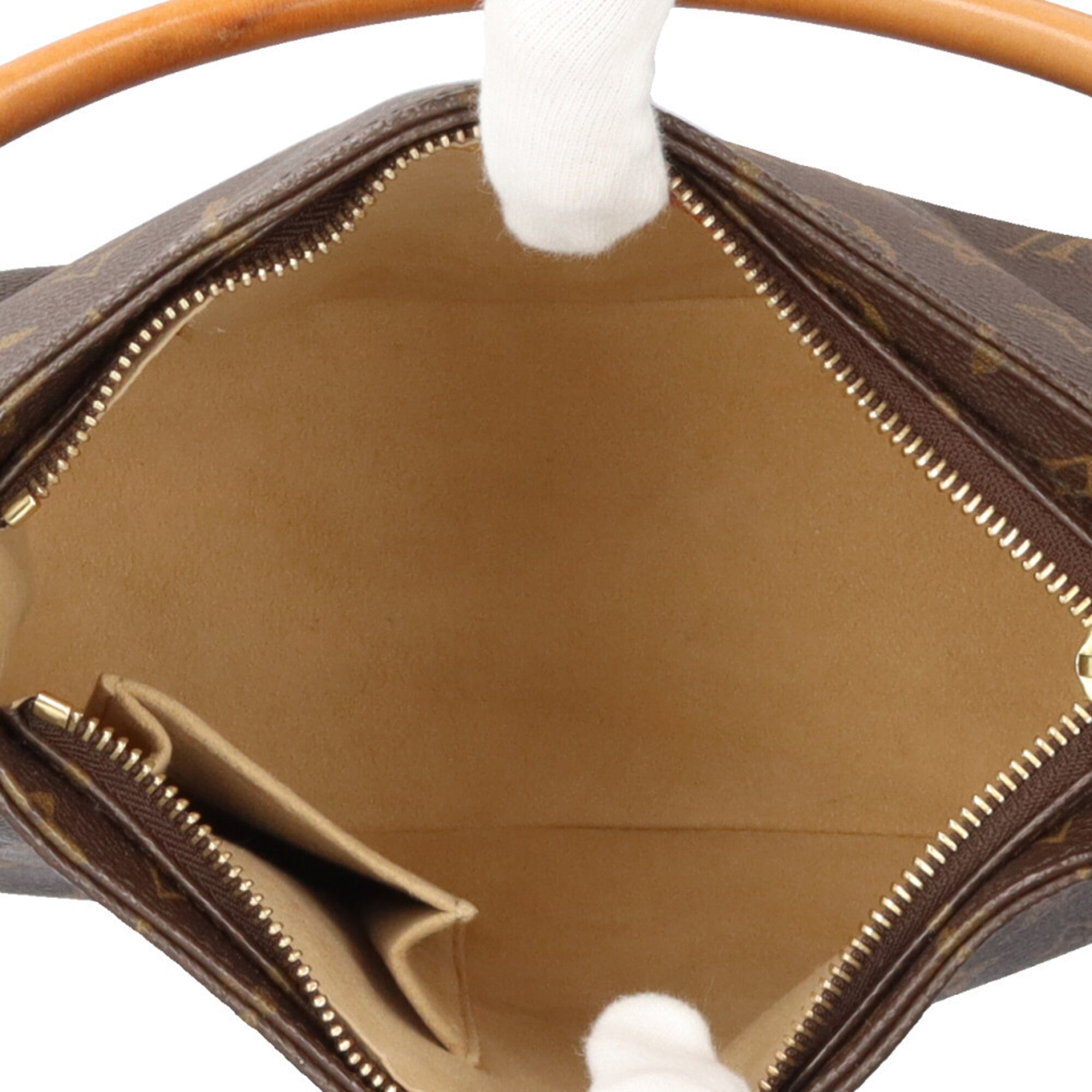 Louis Vuitton Brown Monogram Canvas Shoulder Bag (Pre-Owned)