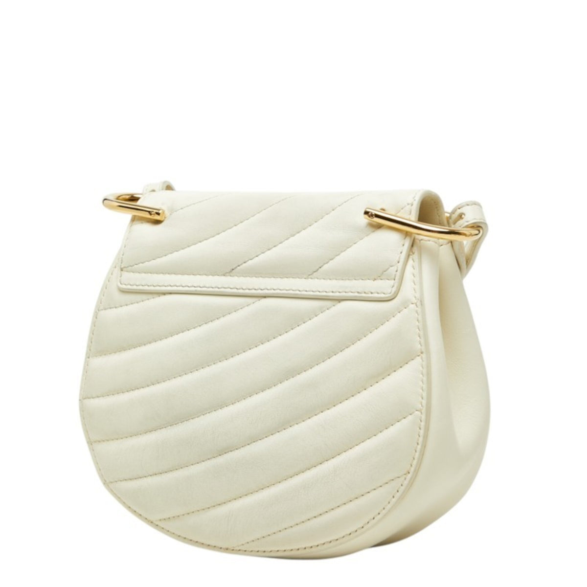 Chloé Ivory Leather Shoulder Bag (Pre-Owned)