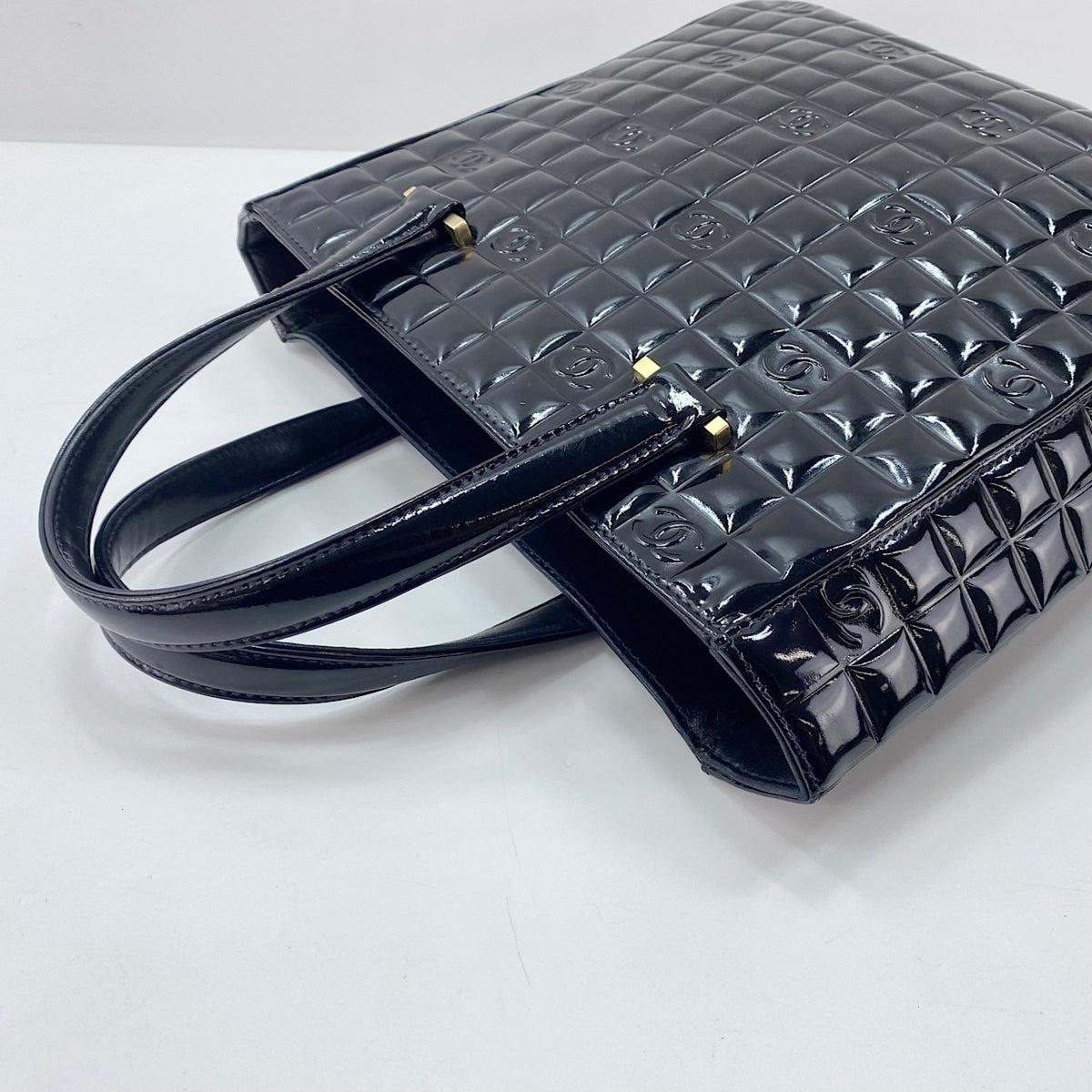 Chanel Black Leather Tote Bag (Pre-Owned)