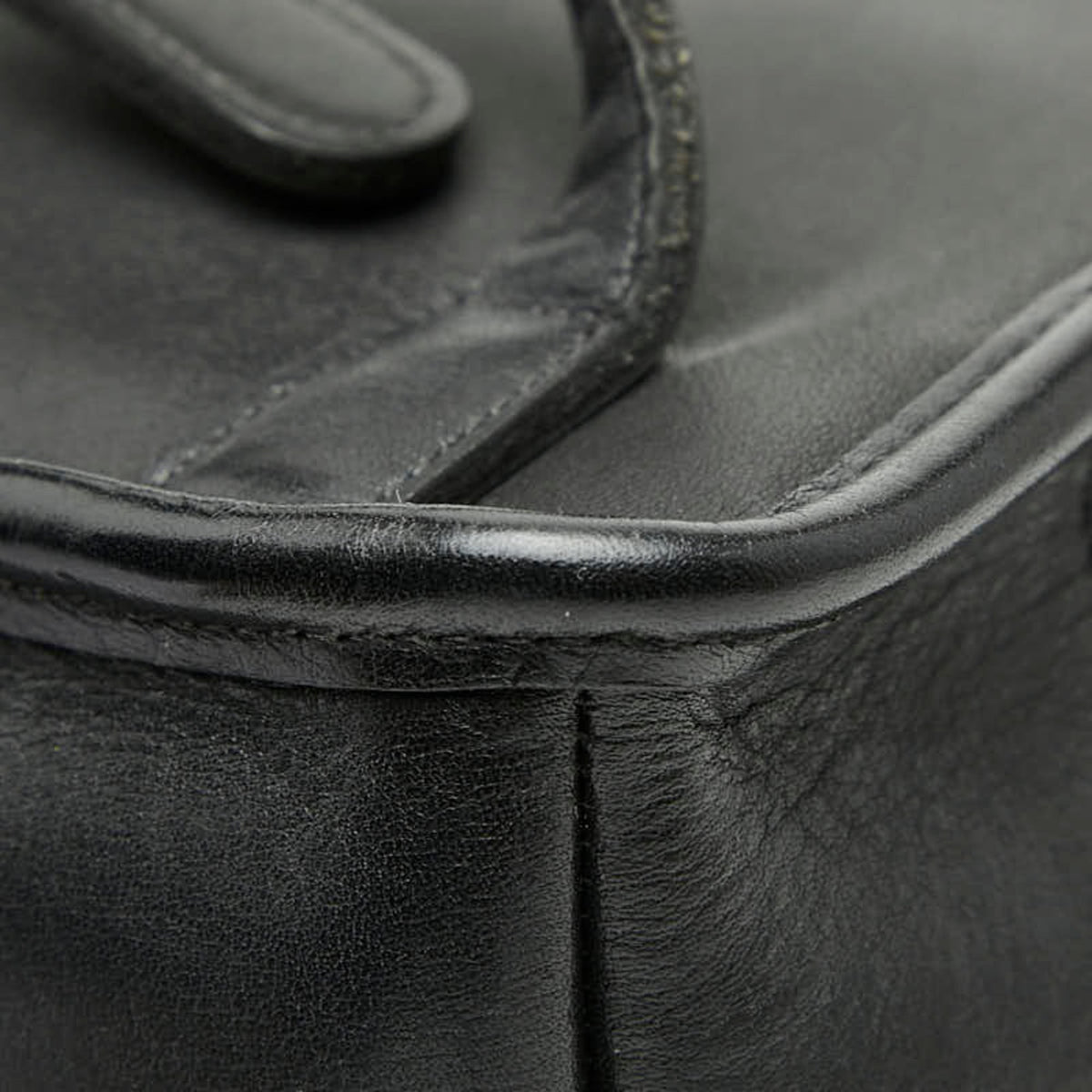 Coach Black Leather Backpack (Pre-Owned)