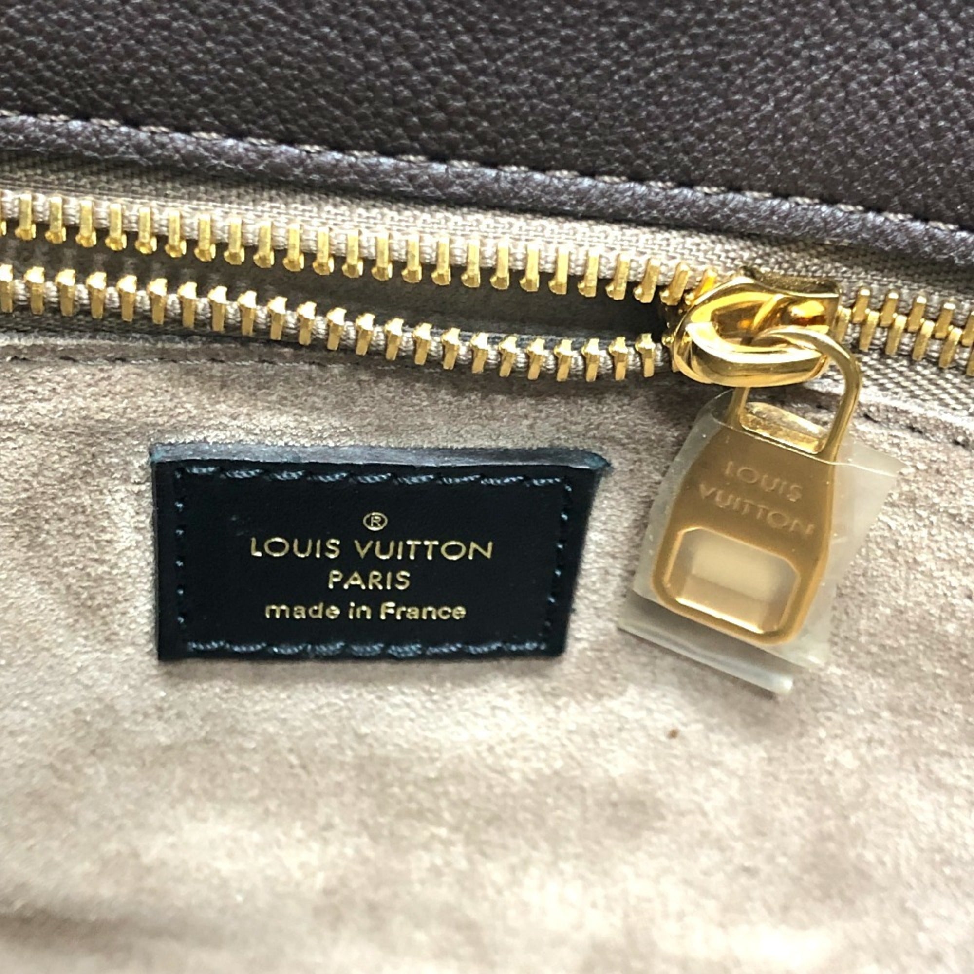 Louis Vuitton Brown Chocolat Monogram Canvas Cuir Ombre Leather Handbag (Pre-Owned)