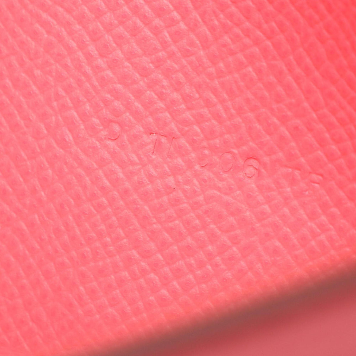 Hermes Orange Pink Epsom Leather Long Wallet (Bi-Fold) (Pre-Owned)