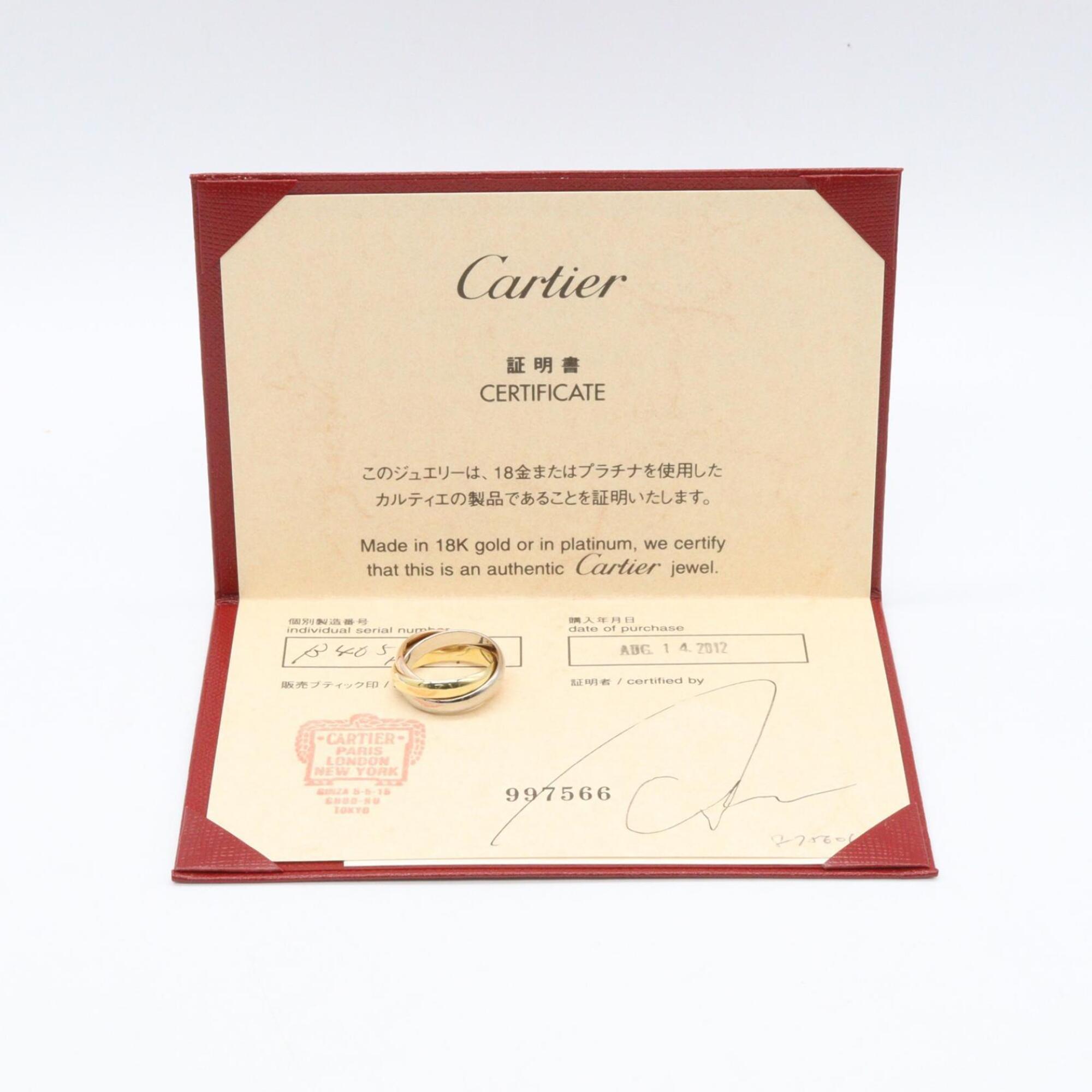 Cartier Gold Silver Yellow Gold (18K) Pink Gold (18K) White Gold (18K) Band Ring (Pre-Owned)