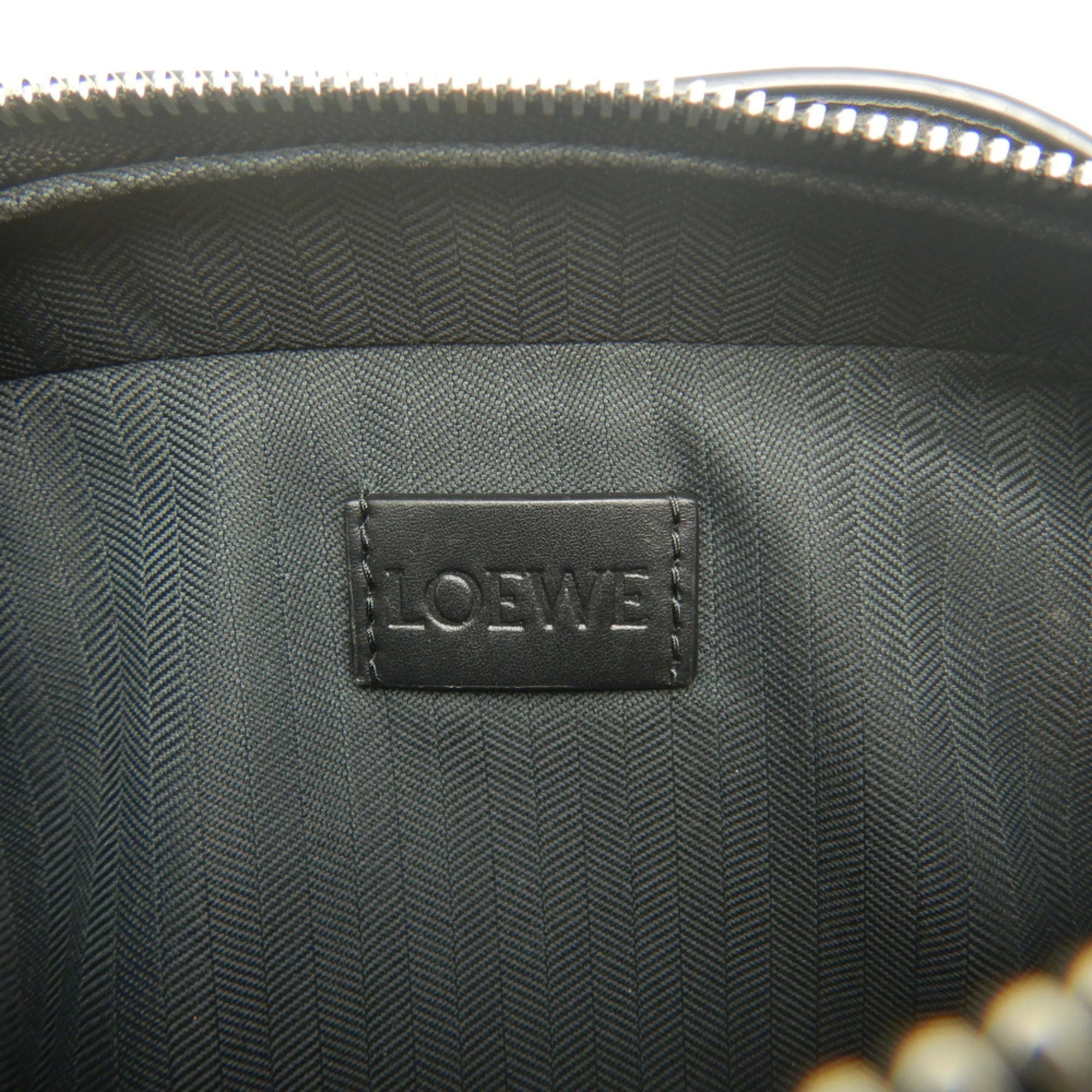 Loewe Black Leather Shoulder Bag Sling Bag (Pre-Owned)